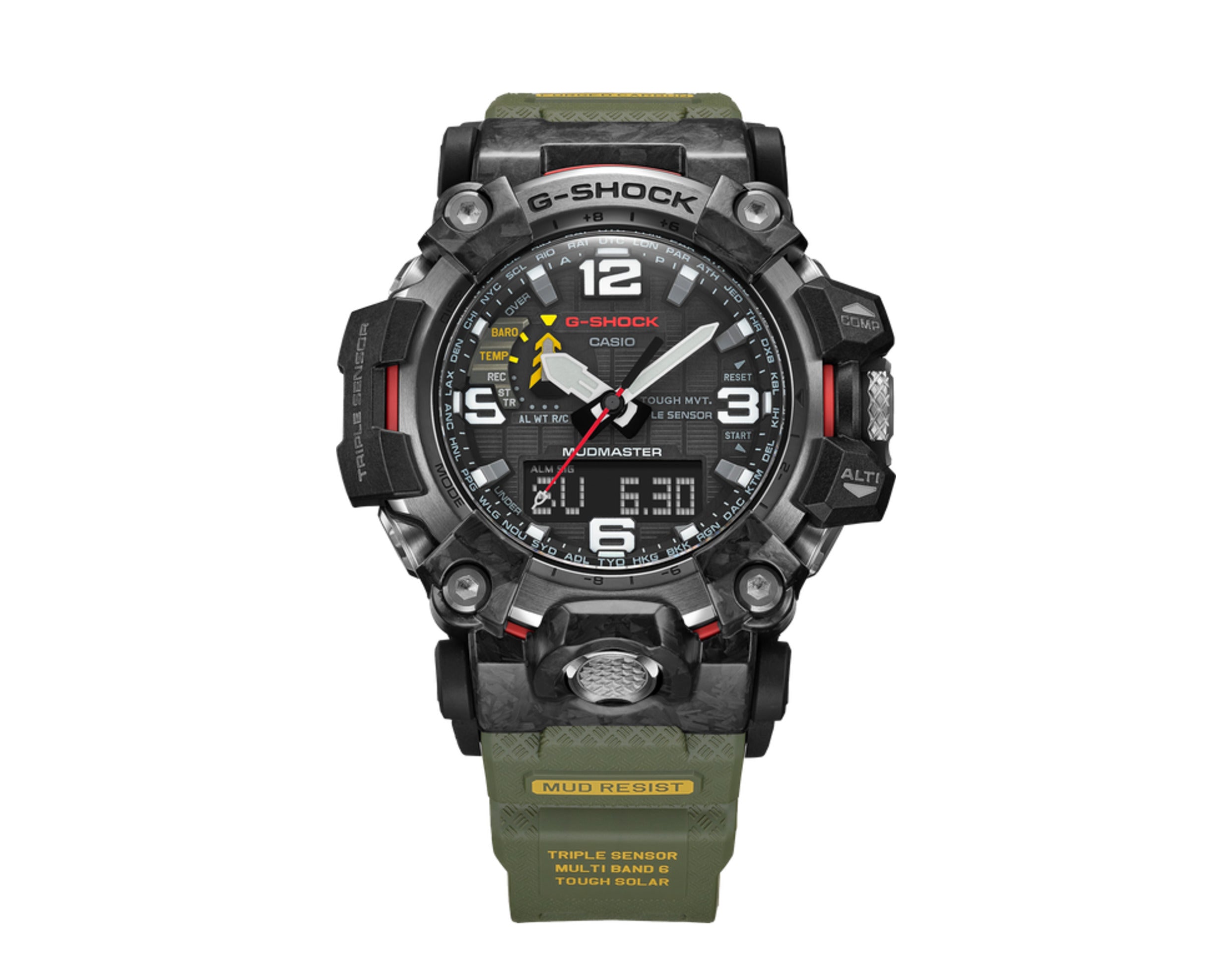 Casio G-Shock GWG2000 MudMaster Analog-Digital Resin Men's Watch