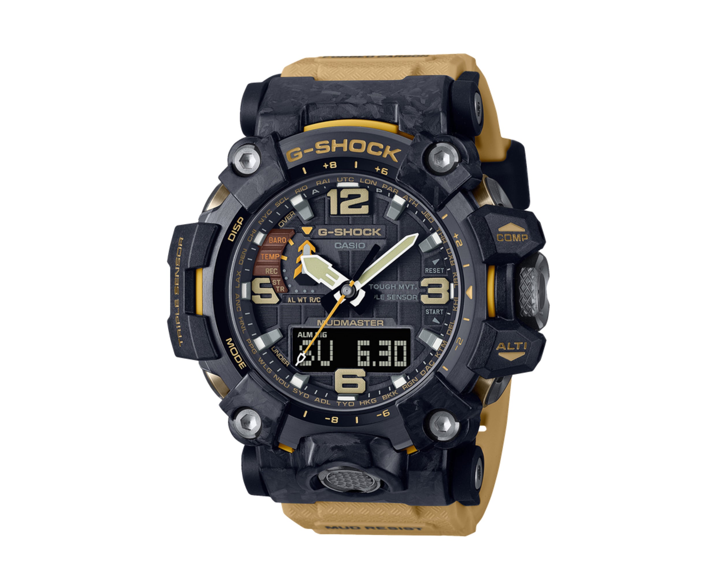 Casio G-Shock GWG2000 MudMaster Analog-Digital Resin Men's Watch