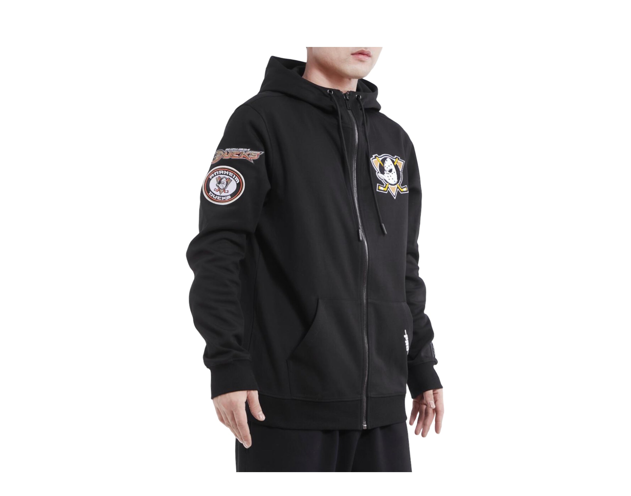 Pro Standard NHL Anaheim Ducks Classic Zip-Up Men's Hoodie