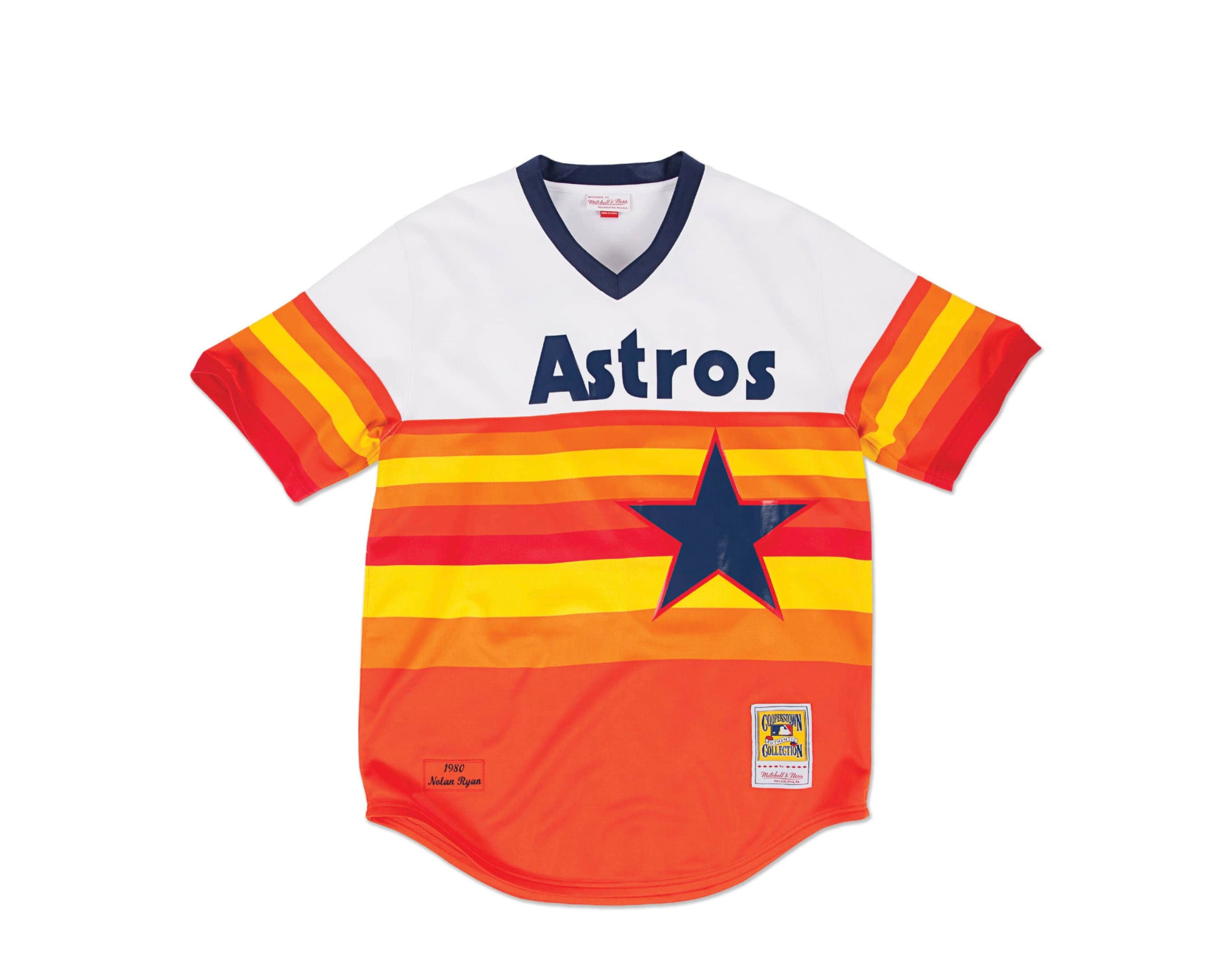 Mitchell & Ness Authentic Houston Astros Home 1980 Nolan Ryan Jersey