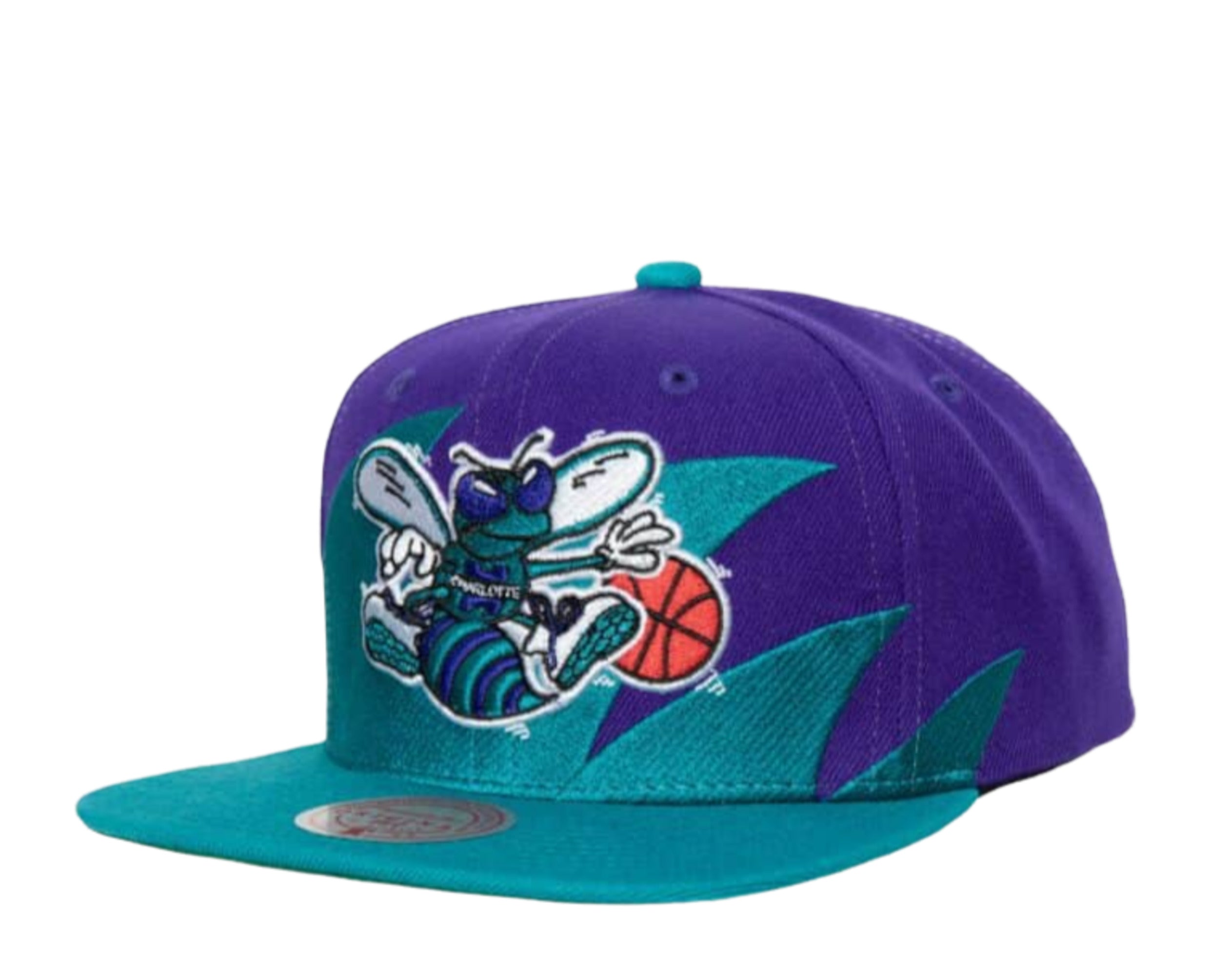 Mitchell & Ness NBA Charlotte Hornets Sharktooth HWC Snapback Hat