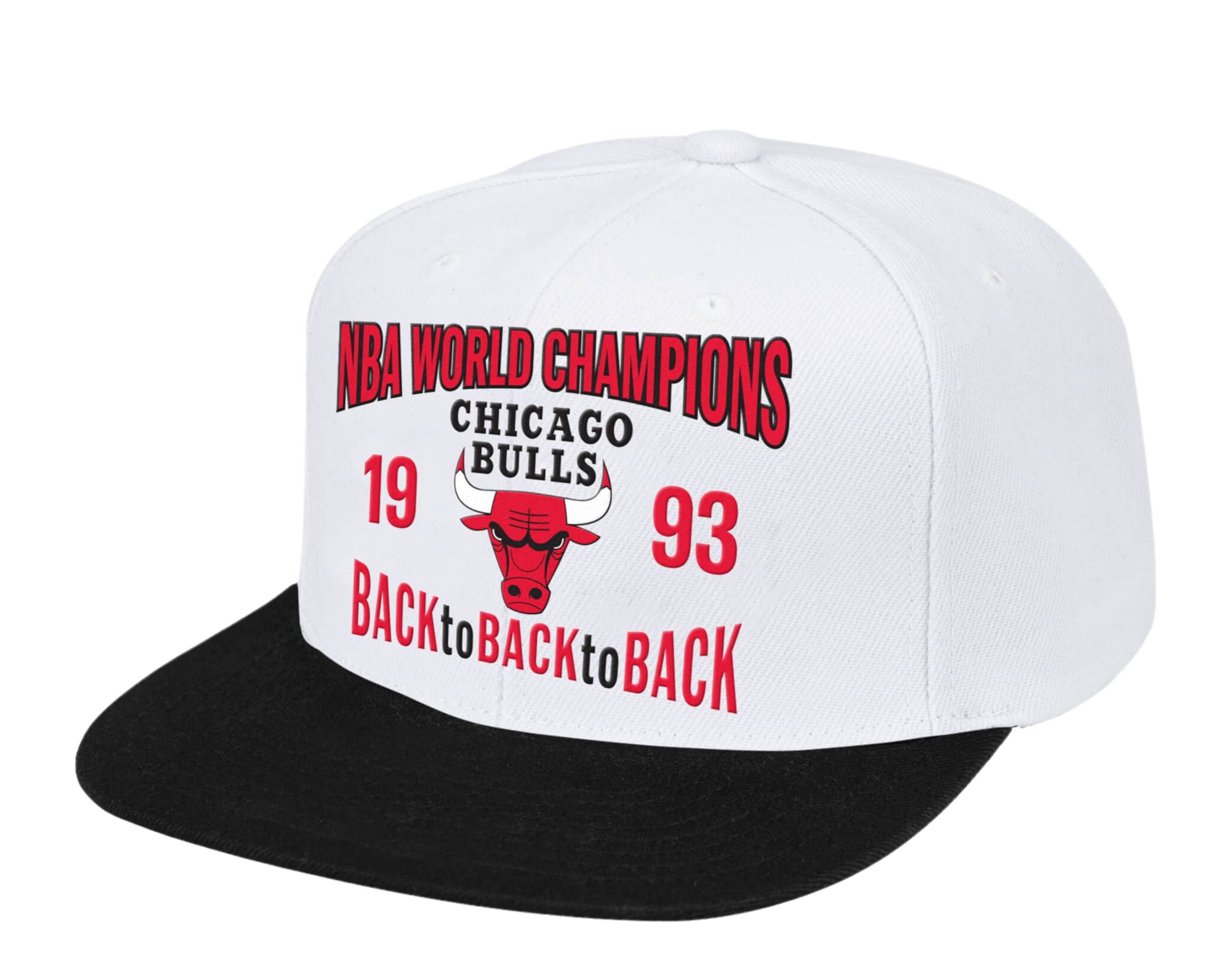 Mitchell & Ness NBA Chicago Bulls HWC Back To 93 Champions 2 Tone Snapback Hat