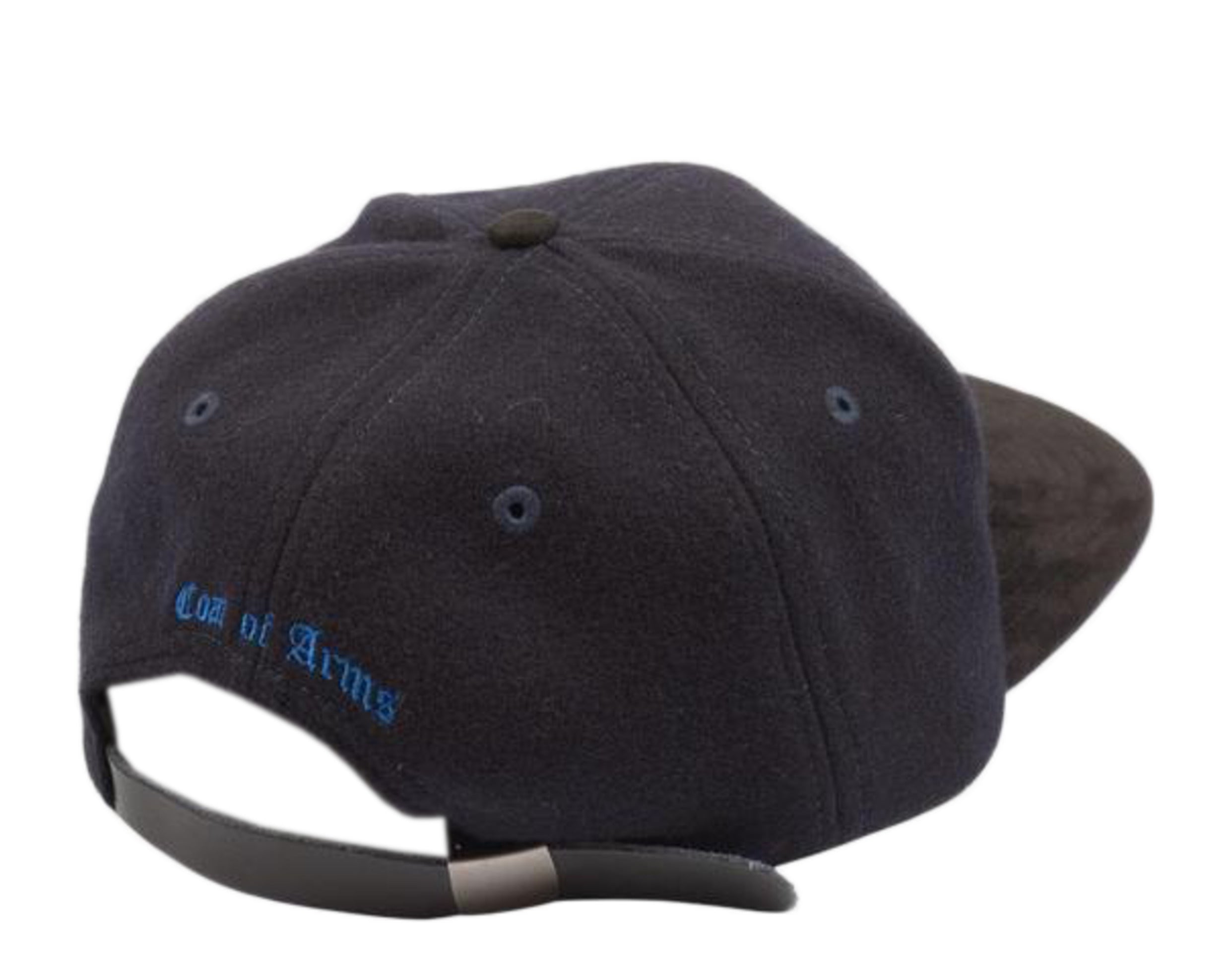 Coat Of Arms Calligraphic Monogram Wool Strapback Hat