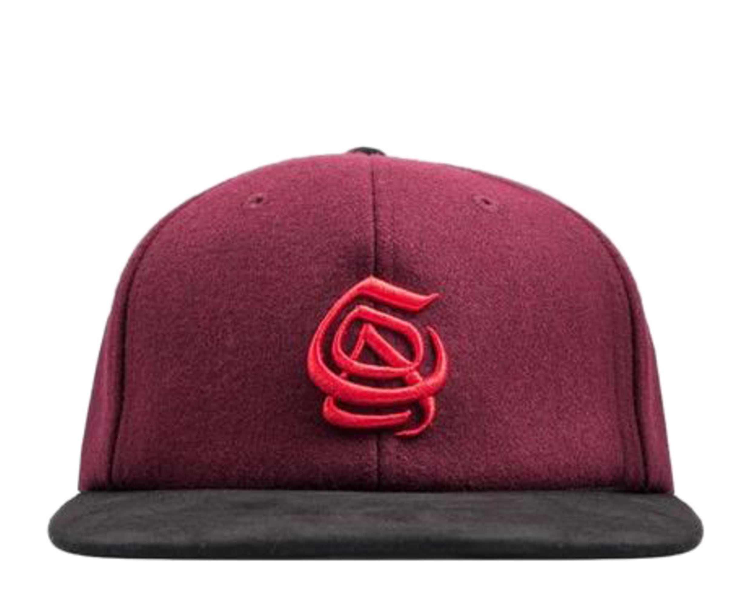 Coat Of Arms Calligraphic Monogram Wool Strapback Hat