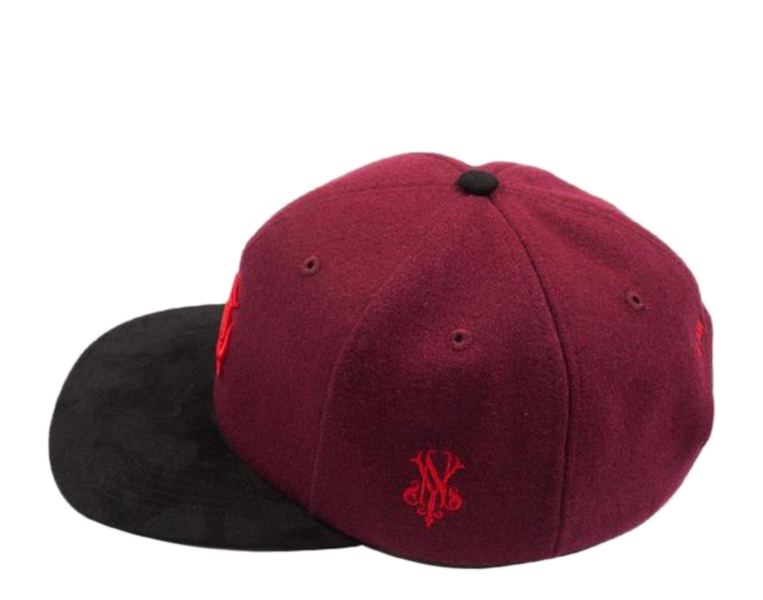 Coat Of Arms Calligraphic Monogram Wool Strapback Hat