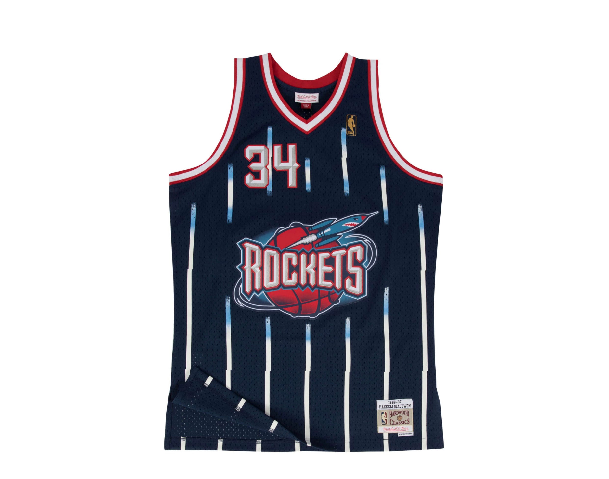 Mitchell & Ness Swingman Houston Rockets Road 1996-97 Hakeem Olajuwon Jersey