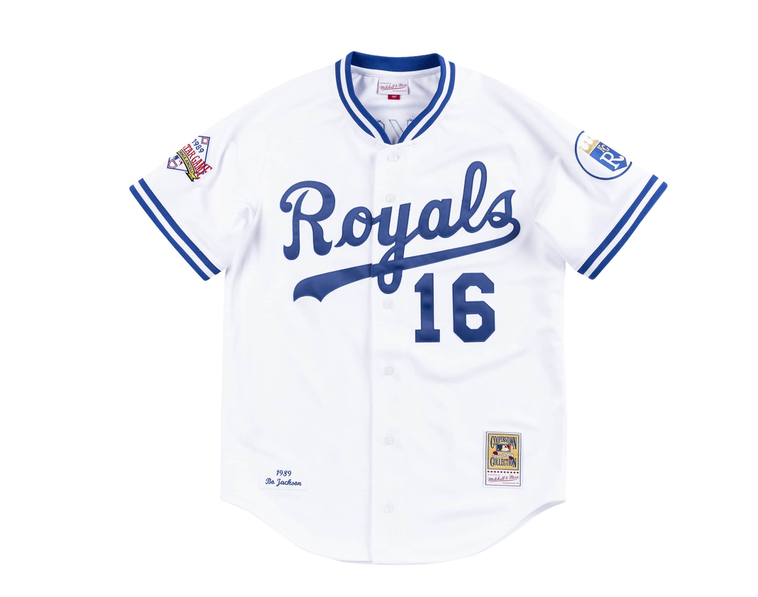 Mitchell & Ness Authentic Kansas City Royals Home 1989 Bo Jackson Jersey