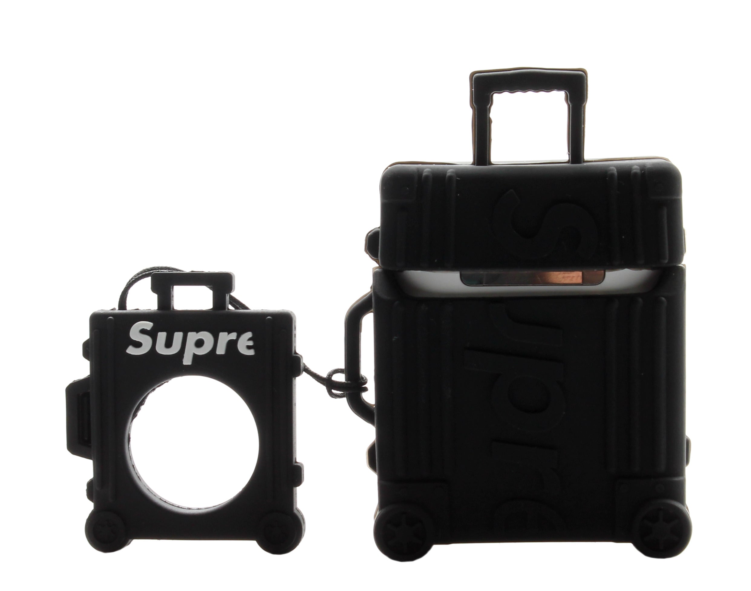 KM Supreme Inspired Suitcase Concept Design Airpods Case Cover with Ring Holder