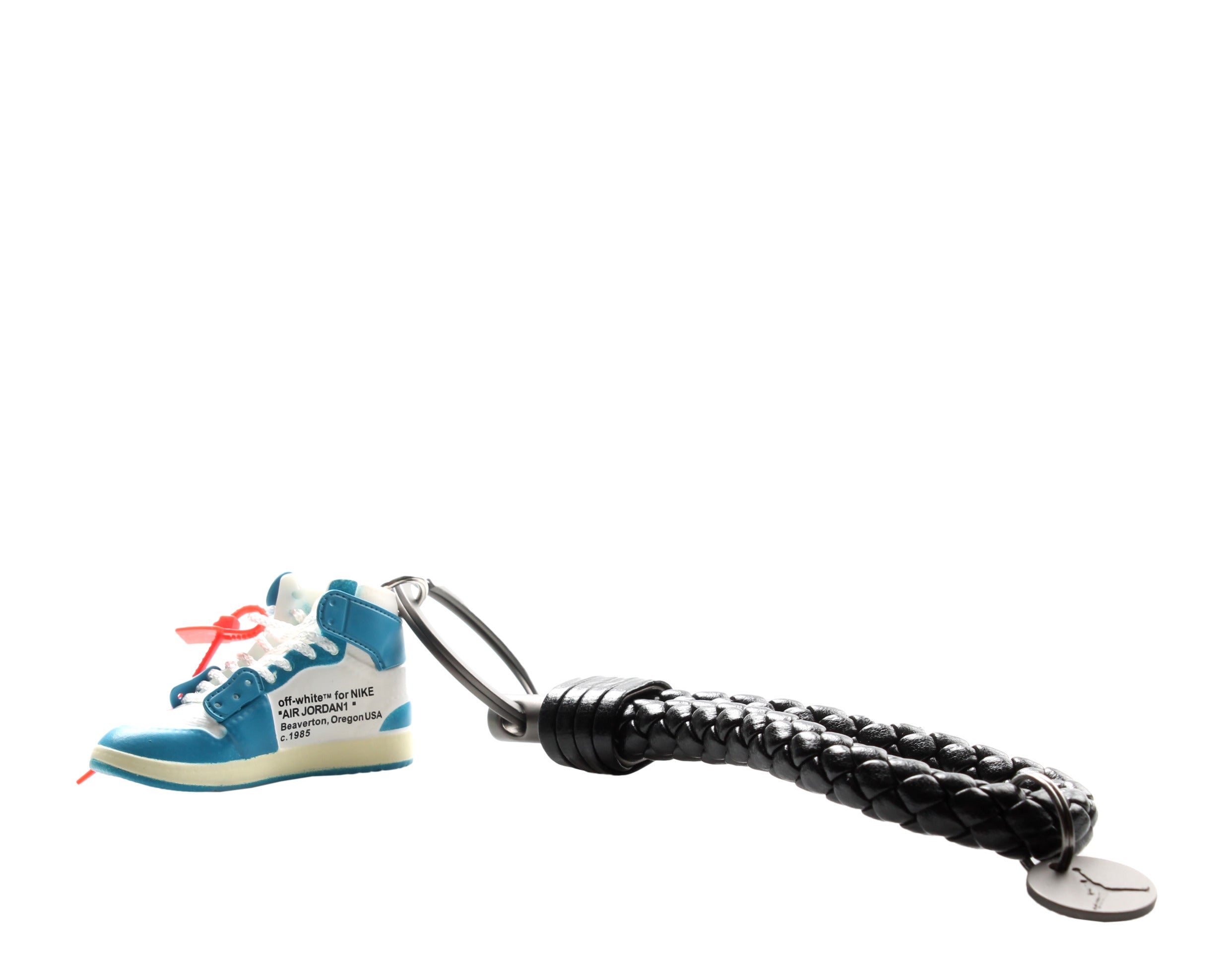 KM 3D AJ1 Off-White UNC Inspired Sneaker Keychain