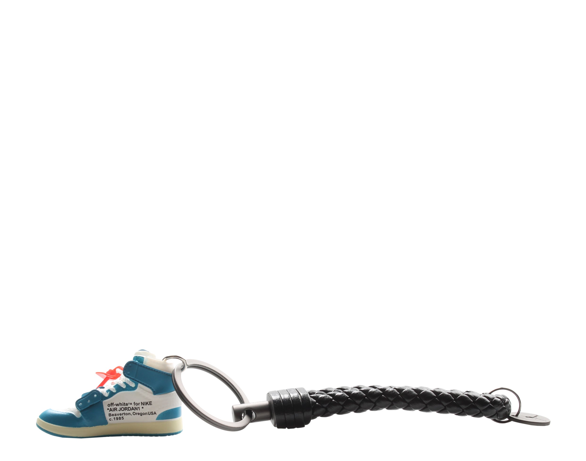 KM 3D AJ1 Off-White UNC Inspired Sneaker Keychain