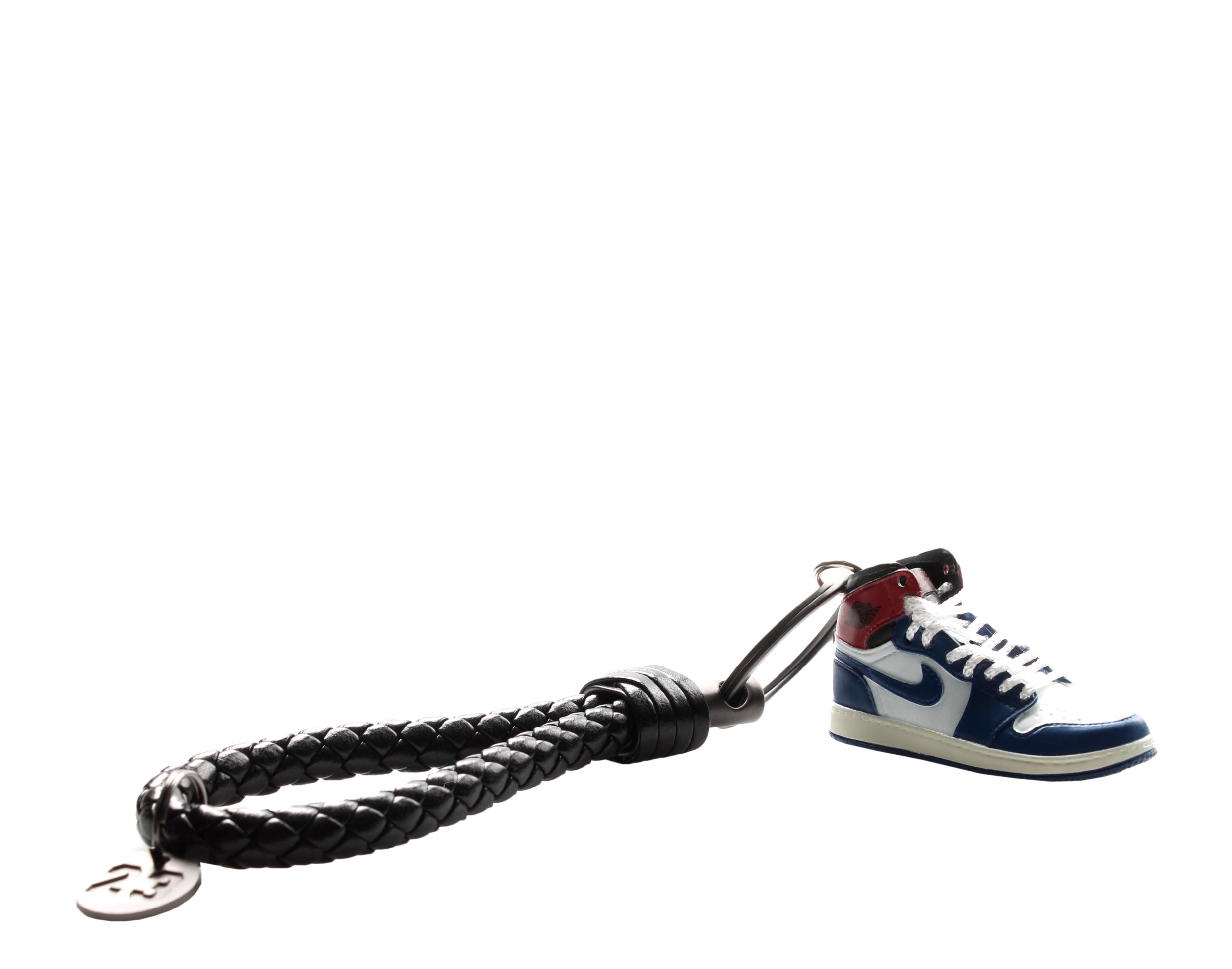 KM 3D AJ1 Union Los Angels Blue Toe Inspired Sneaker Keychain