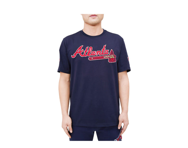 Atlanta Braves New Era Navy Muscle Jersey T-Shirt