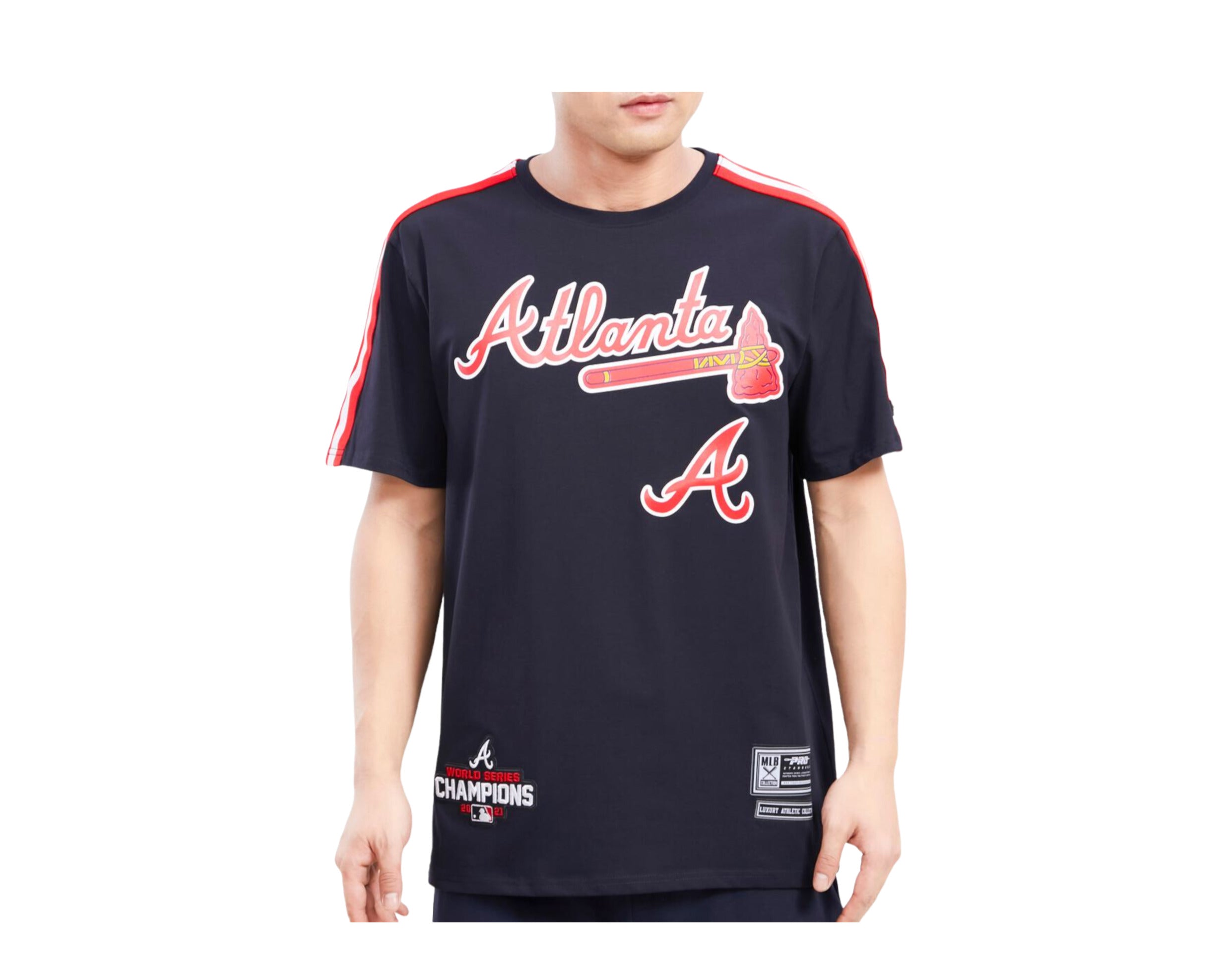 Pro Standard MLB Atlanta Braves Logo Pro Team Taping Shirt