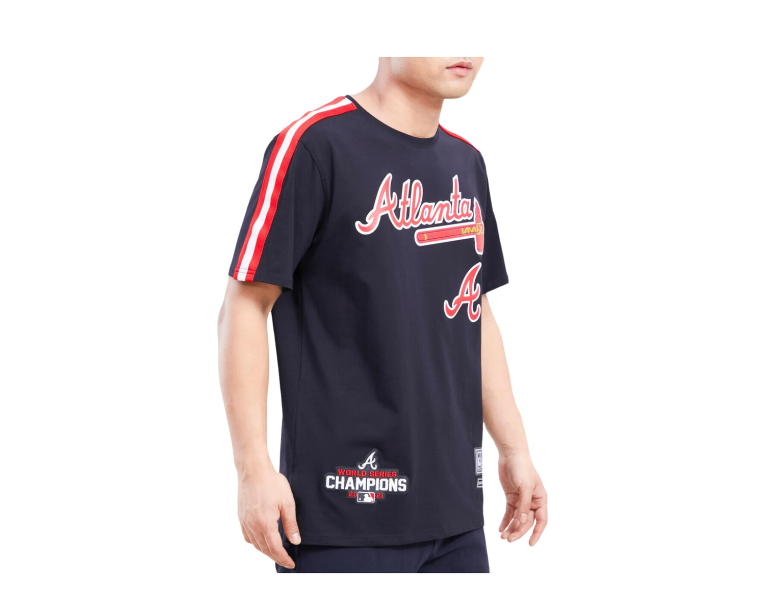 Pro Standard MLB Atlanta Braves Logo Pro Team Taping Shirt