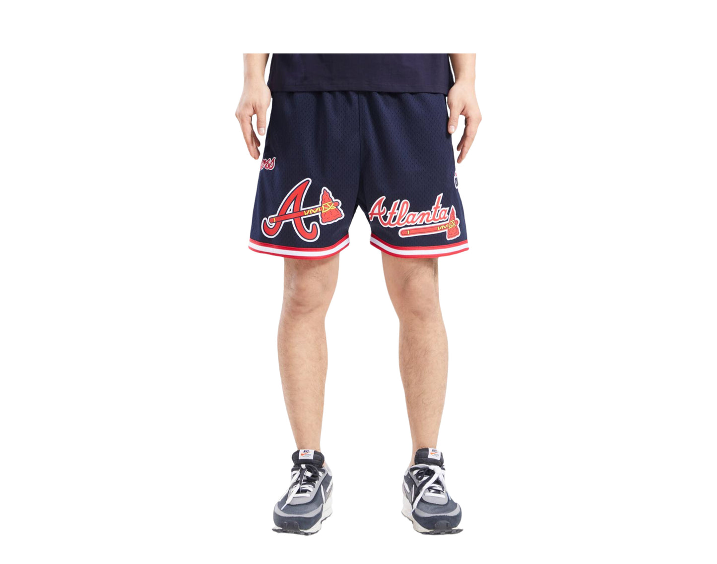 Men's Atlanta Braves Pro Standard White Team Logo Shorts