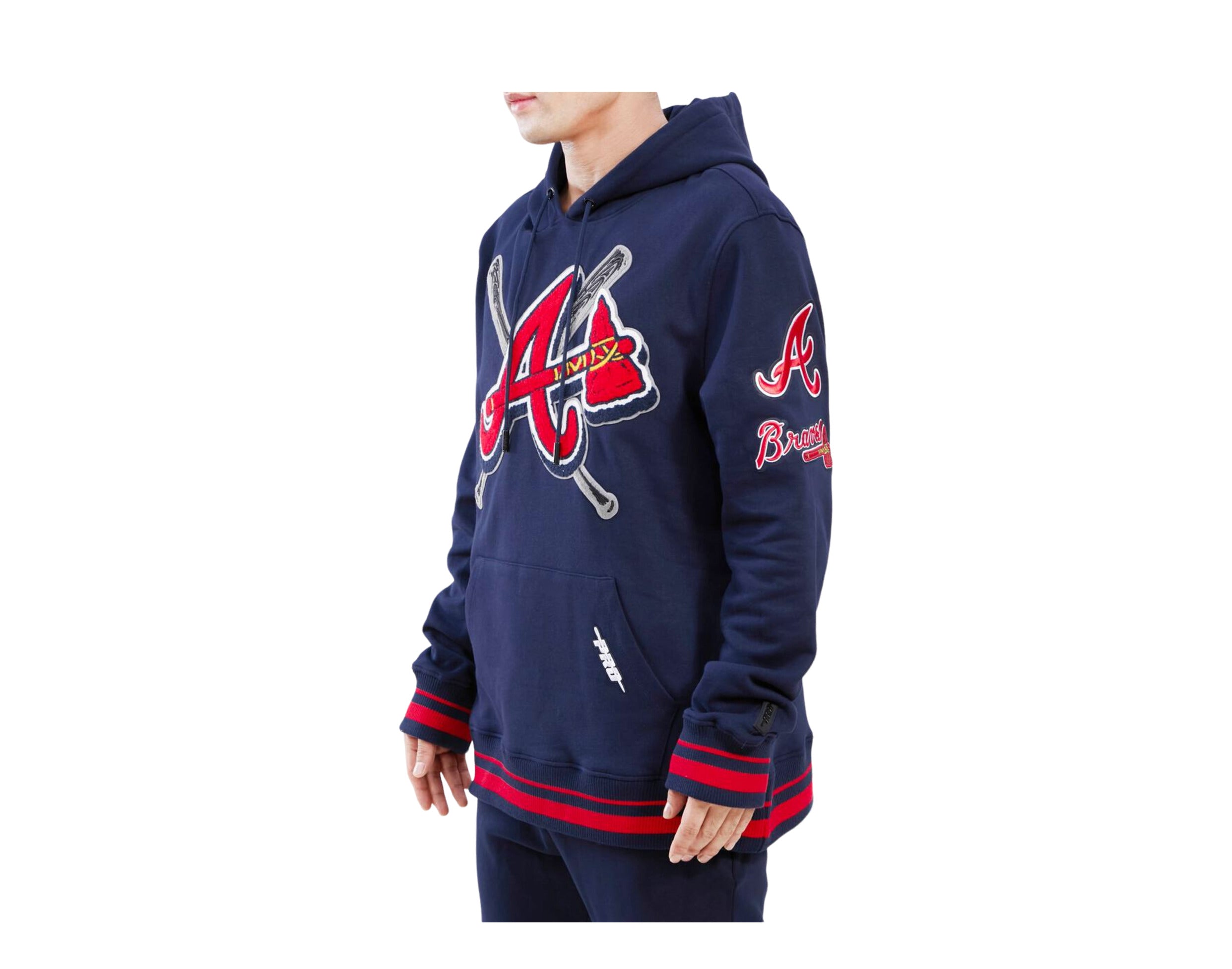 Pro Standard MLB Atlanta Braves Mash Up Logo P/O Men's Hoodie