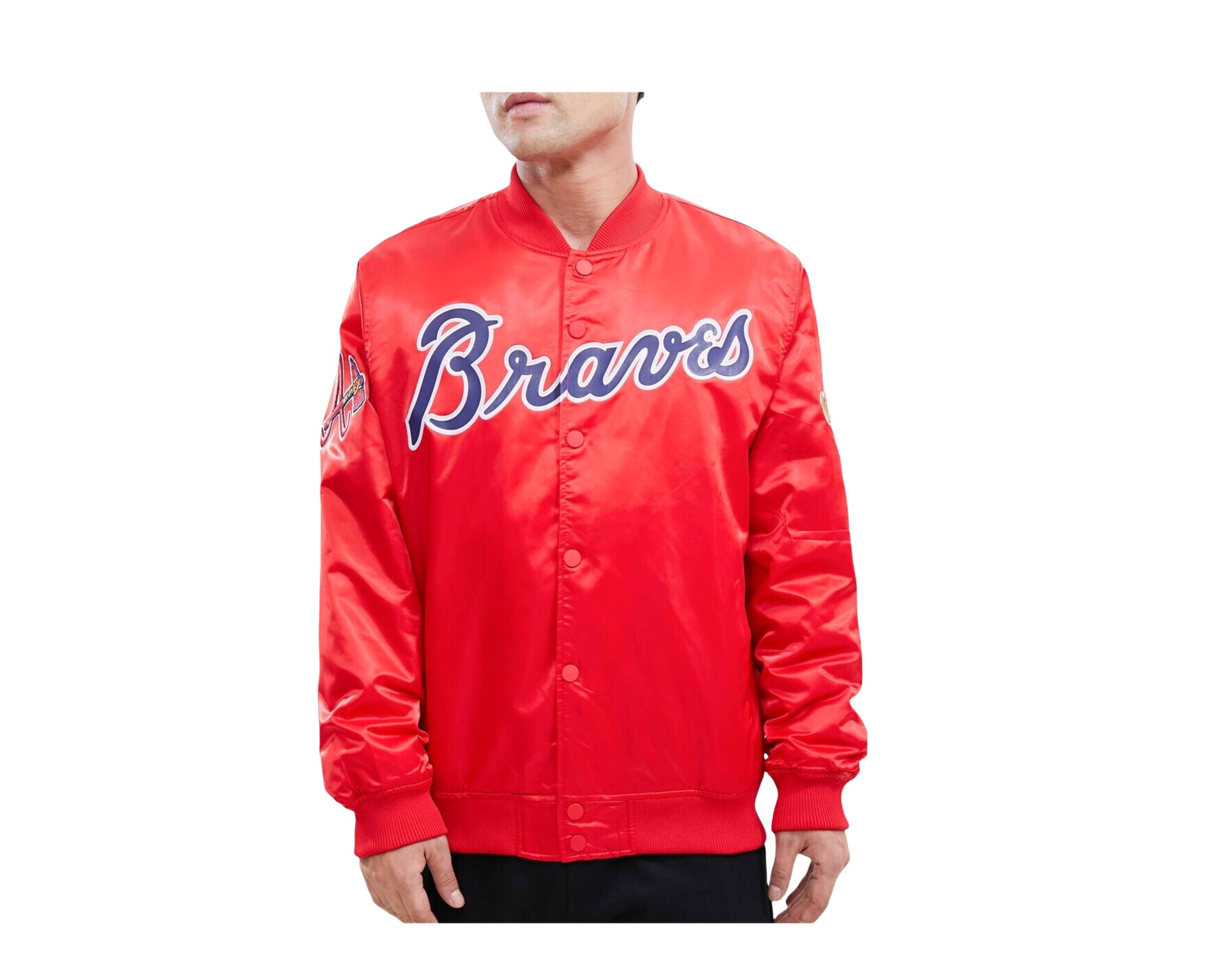 Pro Standard MLB Atlanta Braves Big Logo WS Satin Jacket