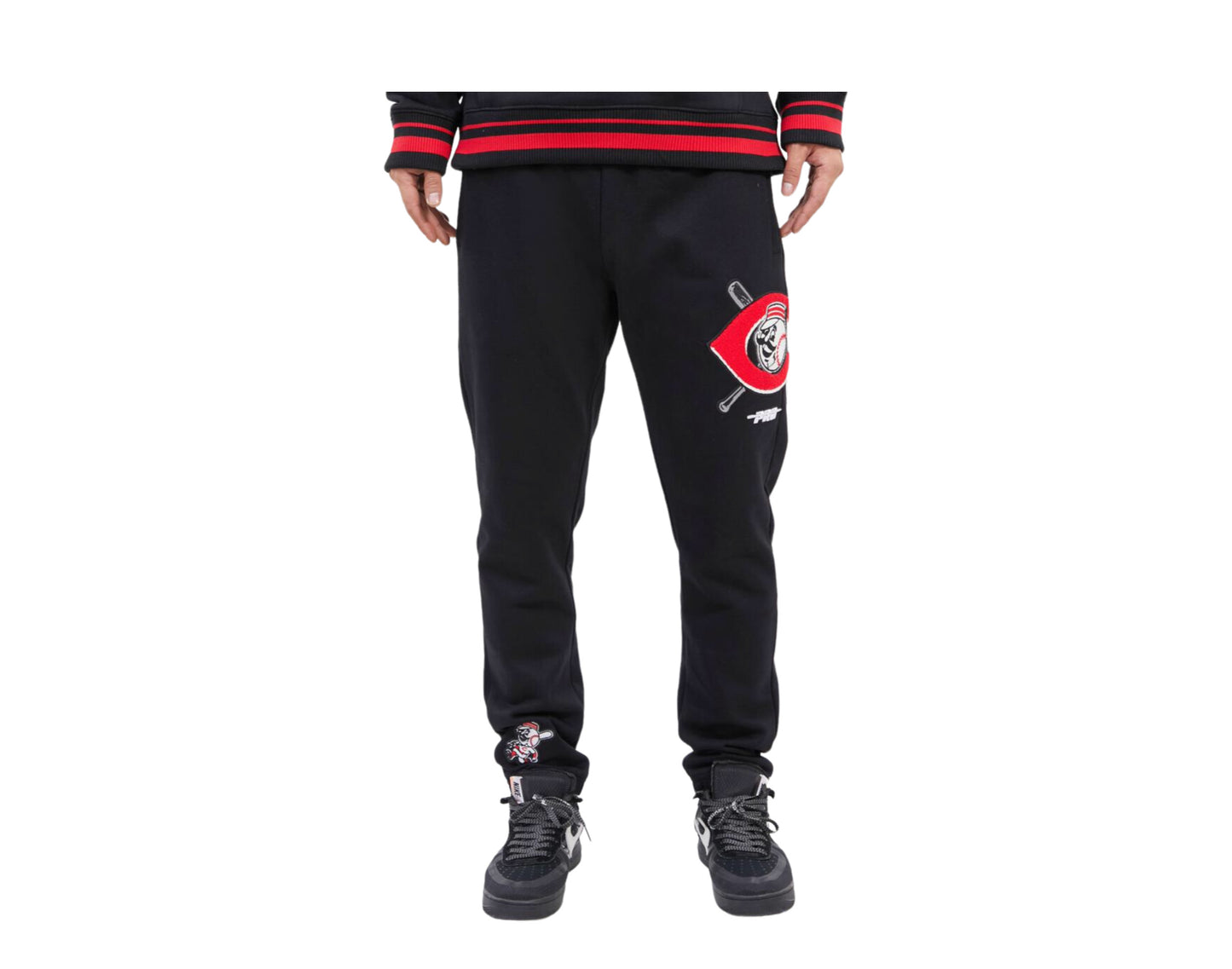 Pro Standard MLB Cincinnati Reds Mash Up Logo Men's Sweatpants