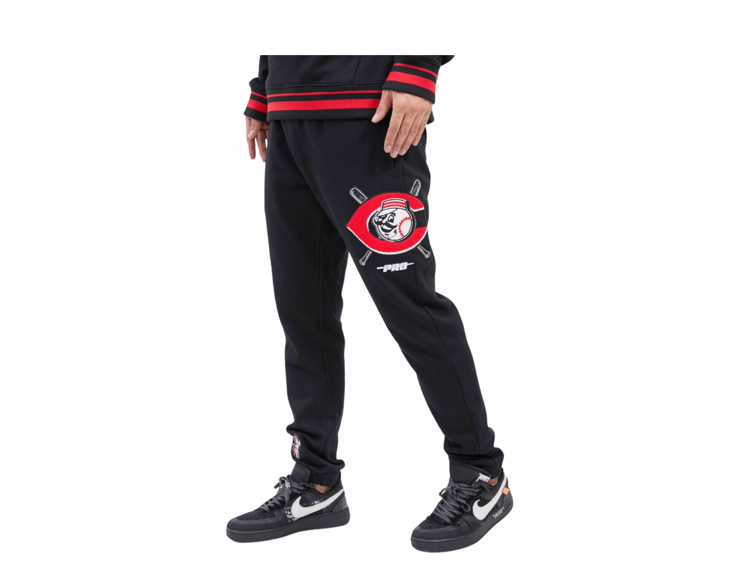 Pro Standard MLB Cincinnati Reds Mash Up Logo Men's Sweatpants