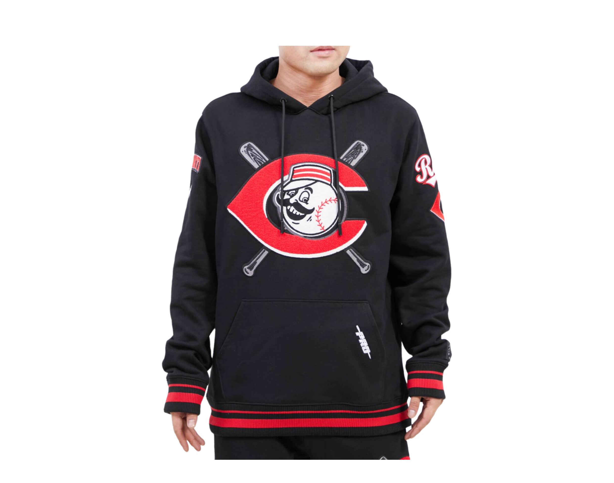 Pro Standard MLB Cincinnati Reds Mash Up Logo P/O Men's Hoodie