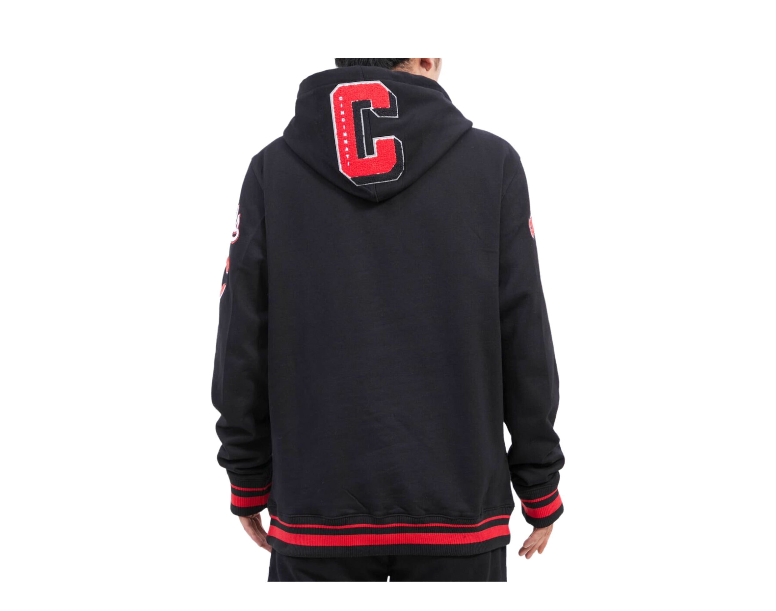 Pro Standard MLB Cincinnati Reds Mash Up Logo P/O Men's Hoodie