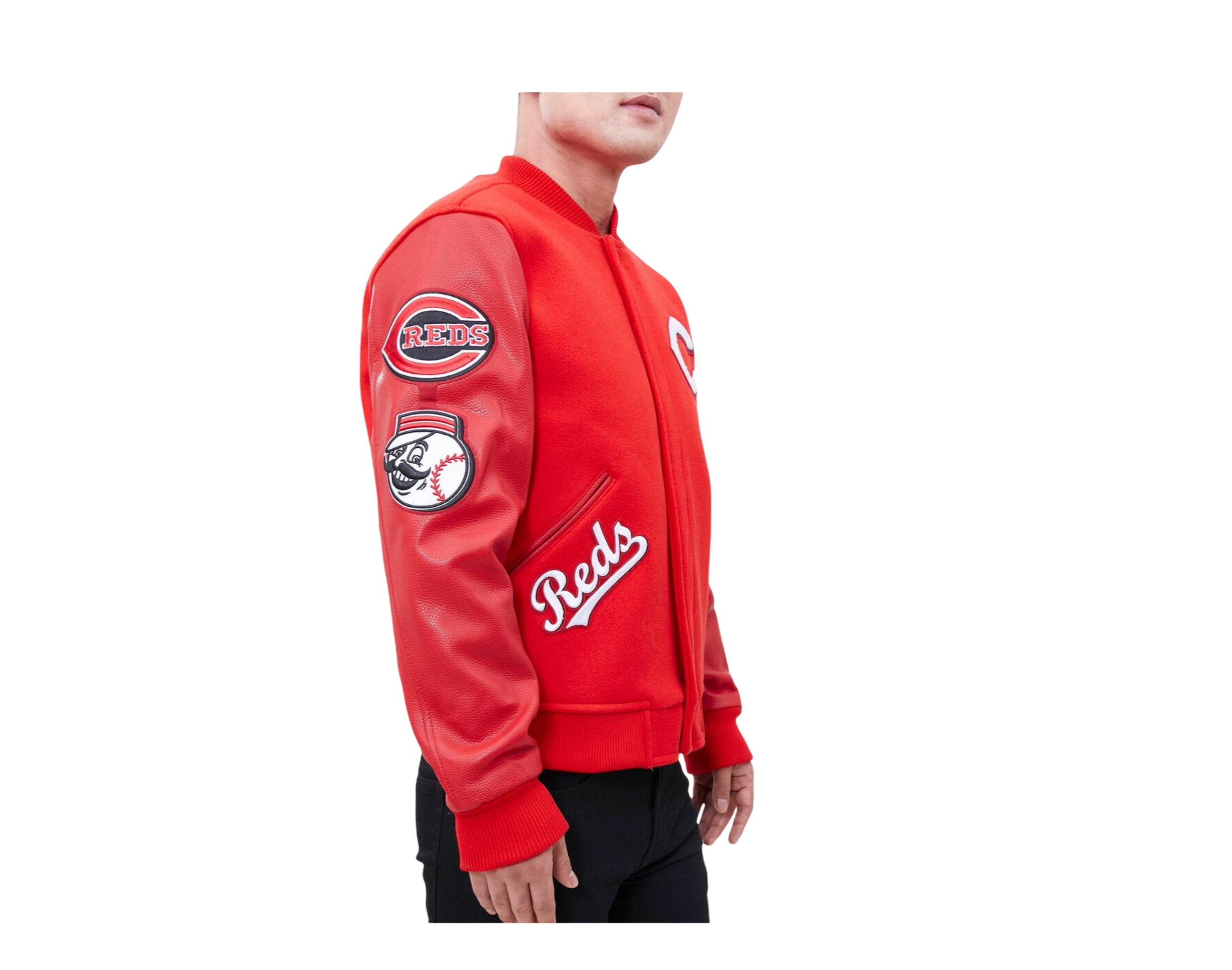 Pro Standard MLB Cincinnati Reds Logo Blended Varsity Men's Jacket