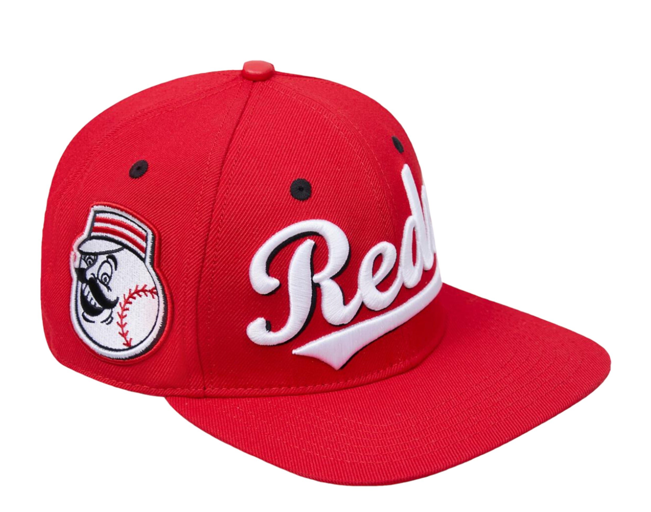 Pro Standard MLB Cincinnati Reds Retro Classic Wordmark Logo Snapback Hat