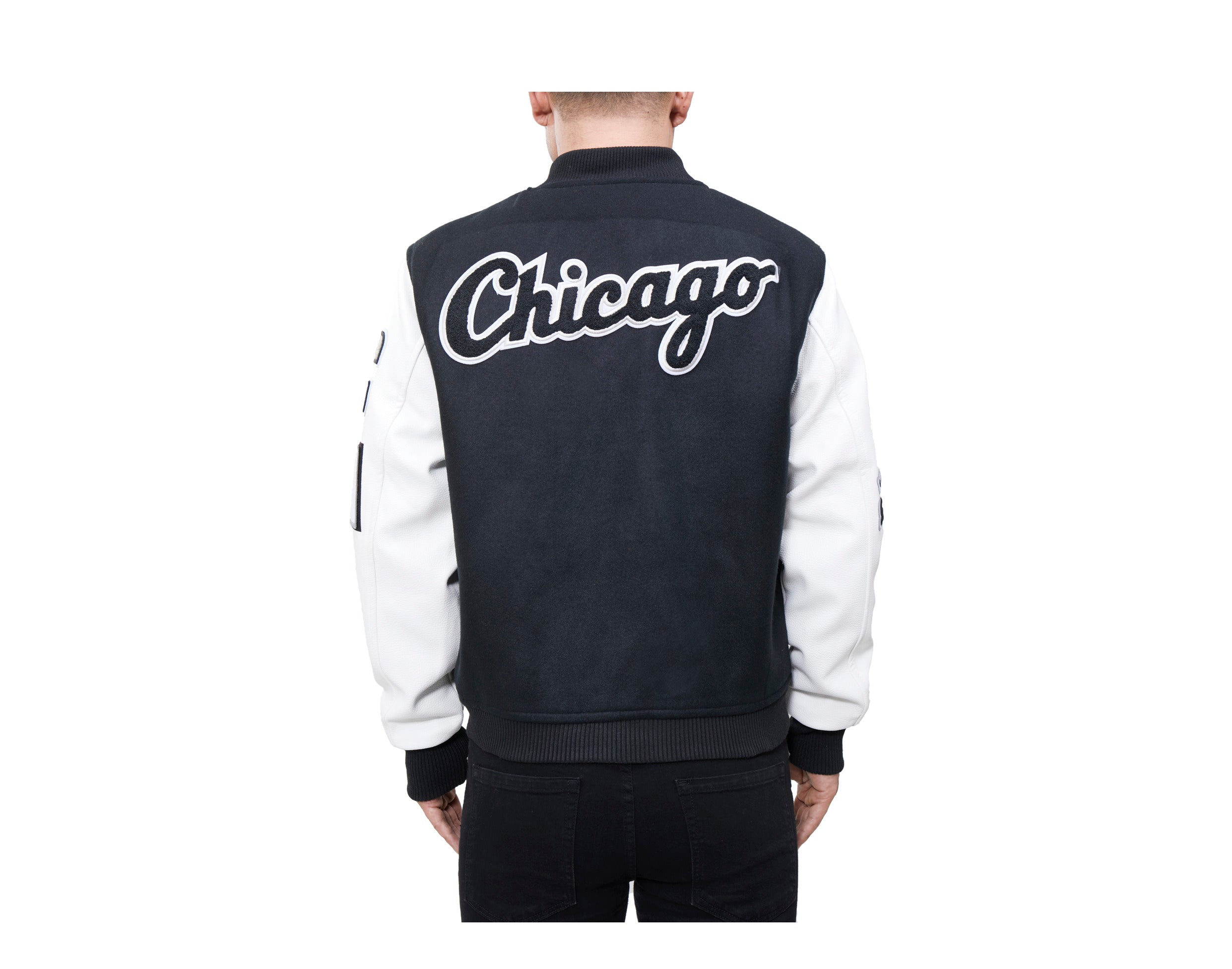 Pro Standard MLB Chicago White Sox Logo Blended Varsity Men's Jacket