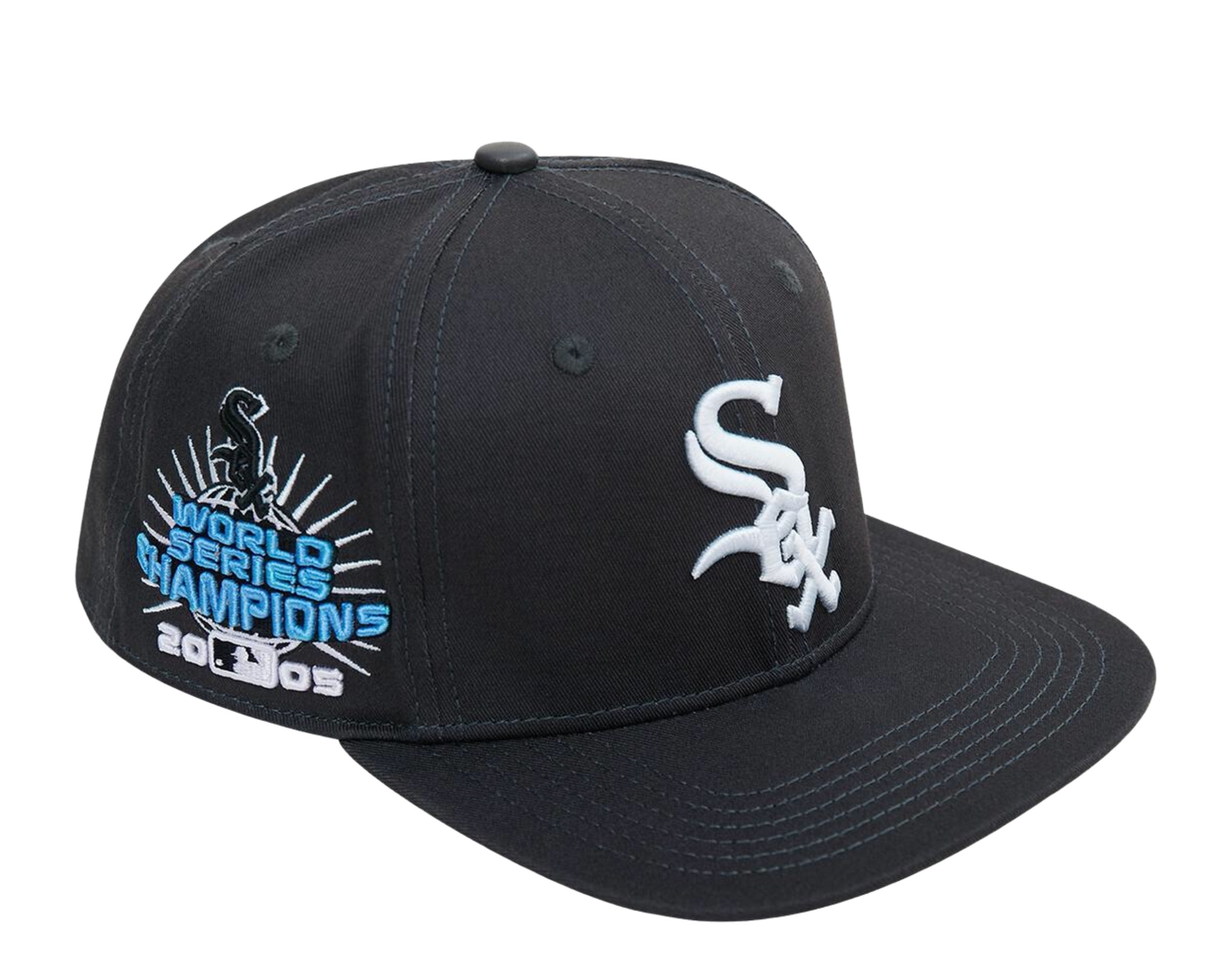 Pro Standard MLB Chicago White Sox 2005 World Series Snapback Hat w/ Light Blue Undervisor