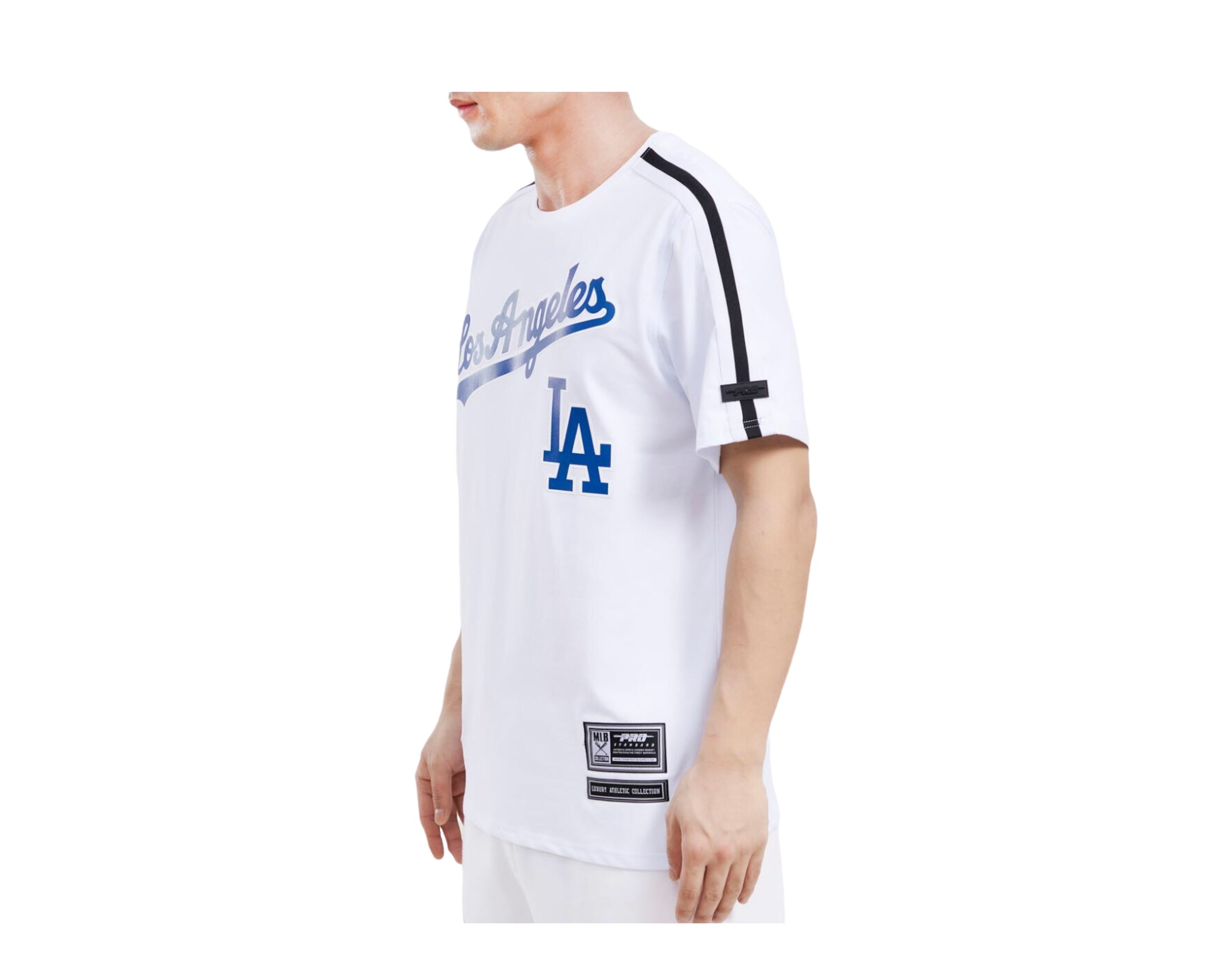 Pro Standard MLB Los Angeles Dodgers Logo Pro Team Taping Shirt