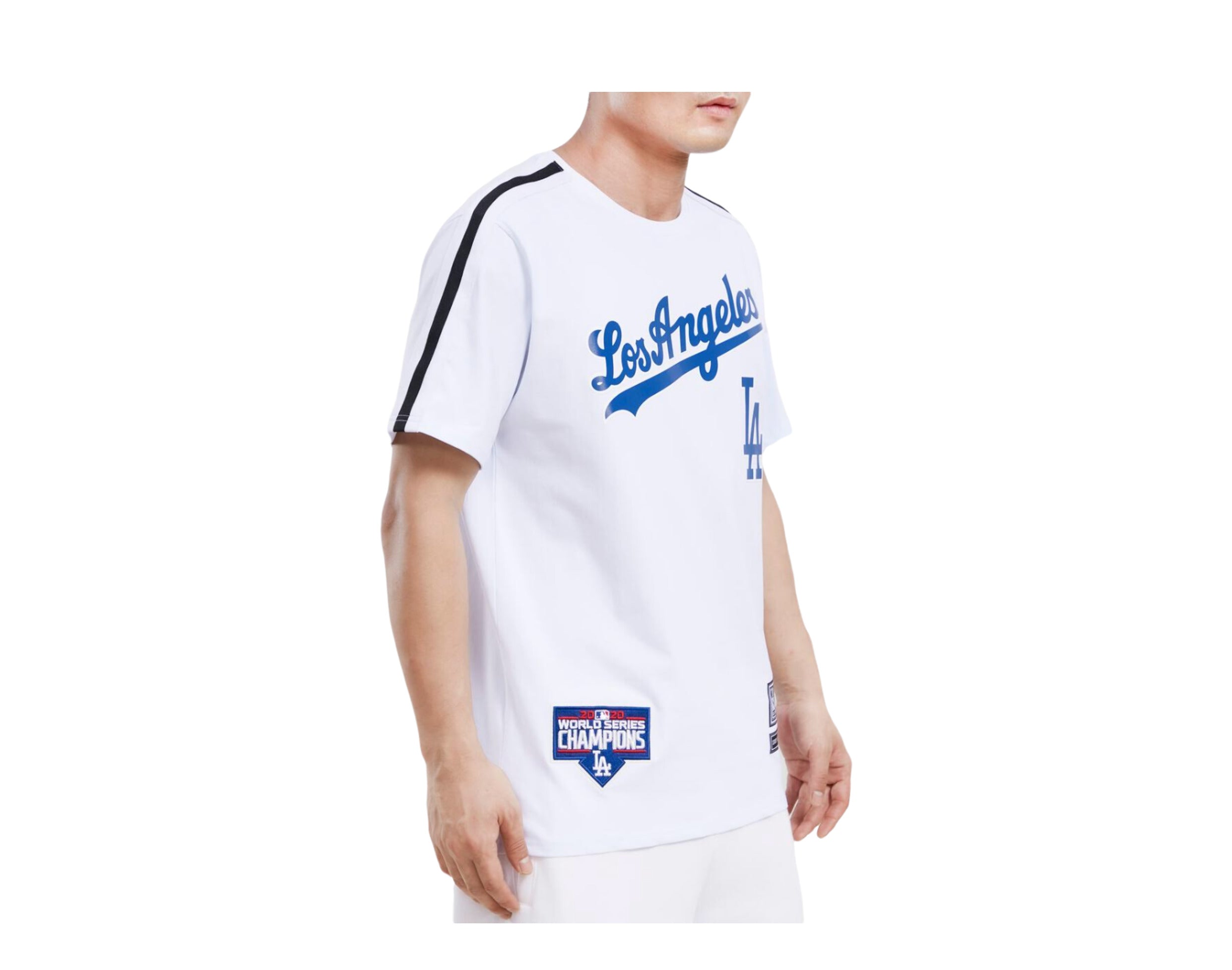 Pro Standard MLB Los Angeles Dodgers Logo Pro Team Taping Shirt