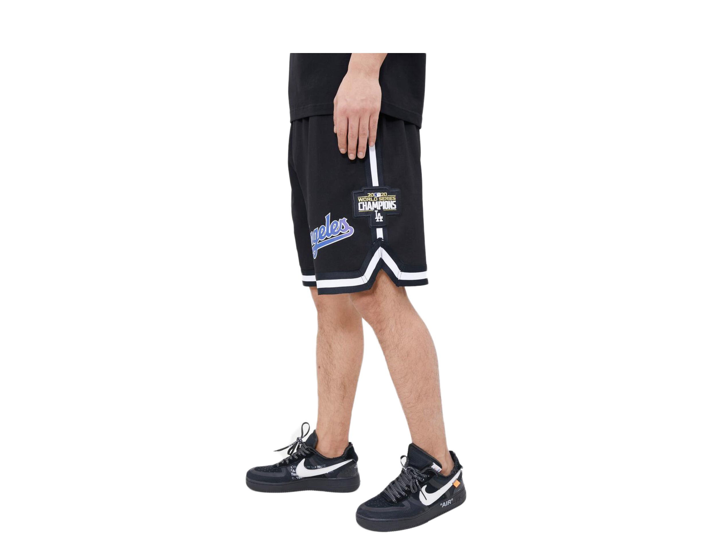 Pro Standard Mens MLB Los Angeles Dodgers Pro Team Shorts LLD331605-BLK  Black