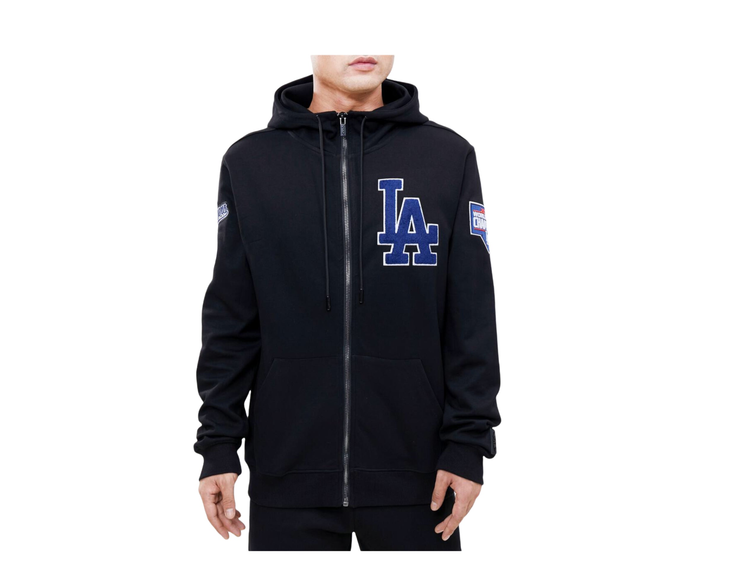 Pro Standard MLB Los Angeles Dodgers Logo Zip-Up Hoodie