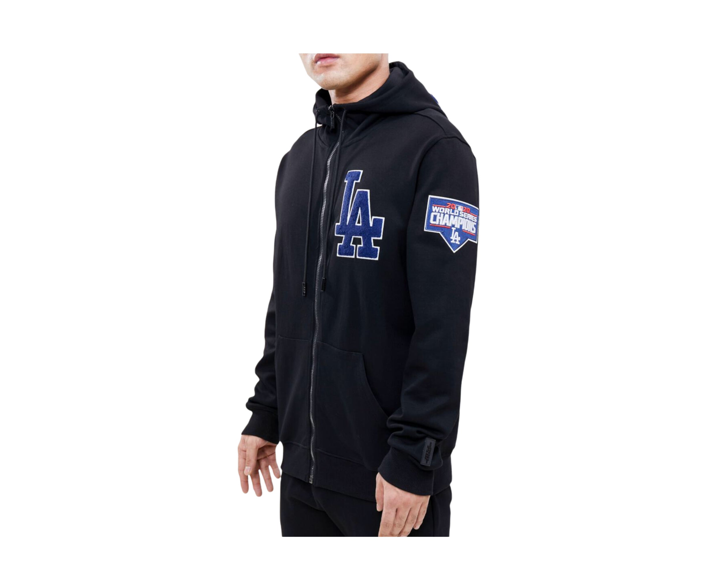 Pro Standard MLB Los Angeles Dodgers Logo Zip-Up Hoodie