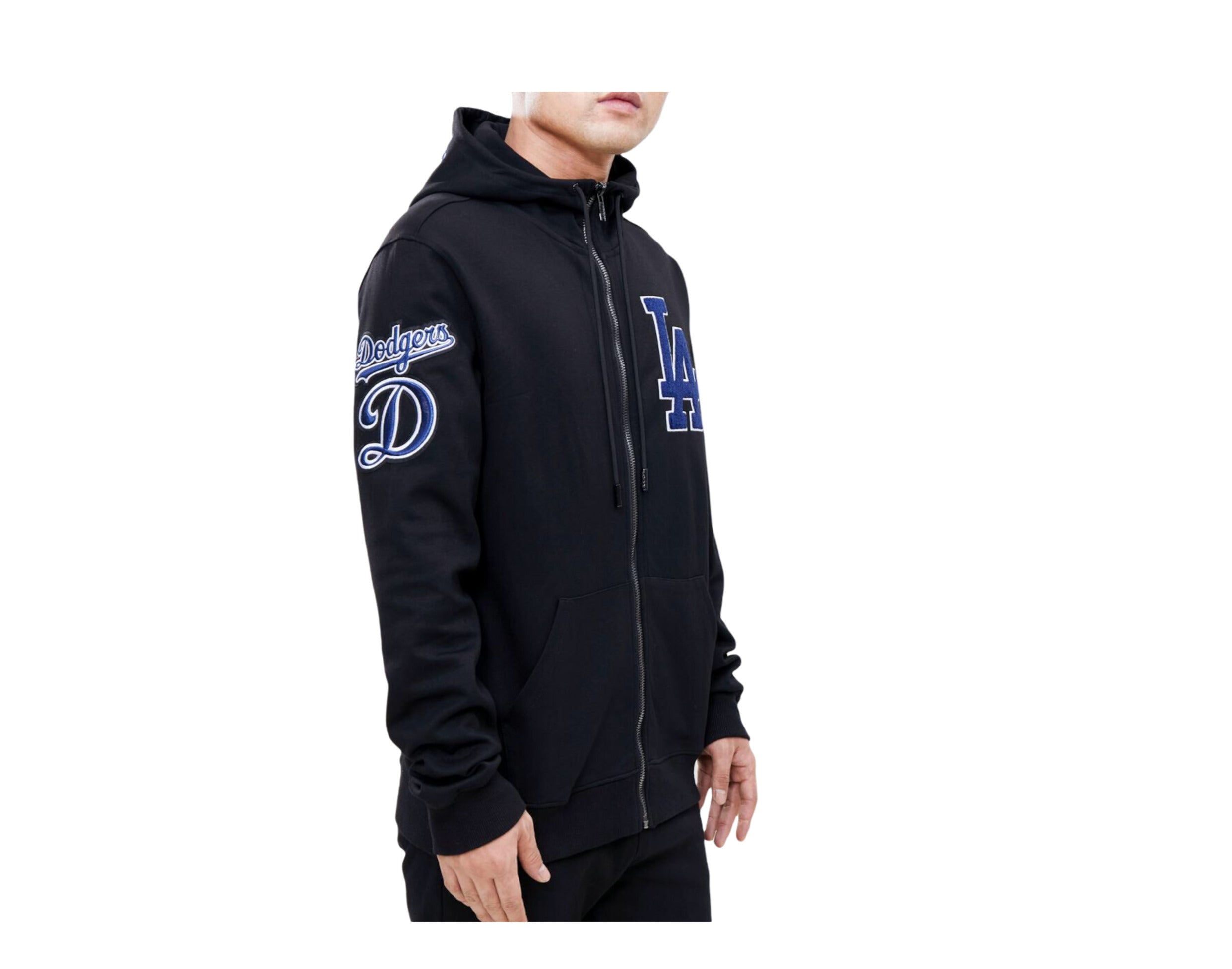 Pro Standard MLB Los Angeles Dodgers Logo Zip-Up Hoodie