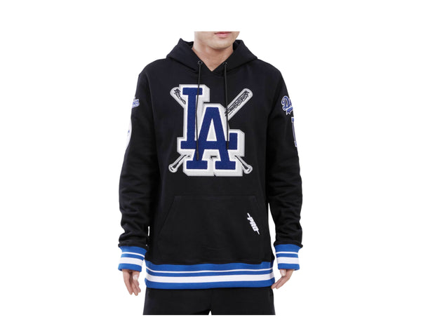 MITCHELL & NESS Los Angeles Dodgers Mens Fleece Hoodie