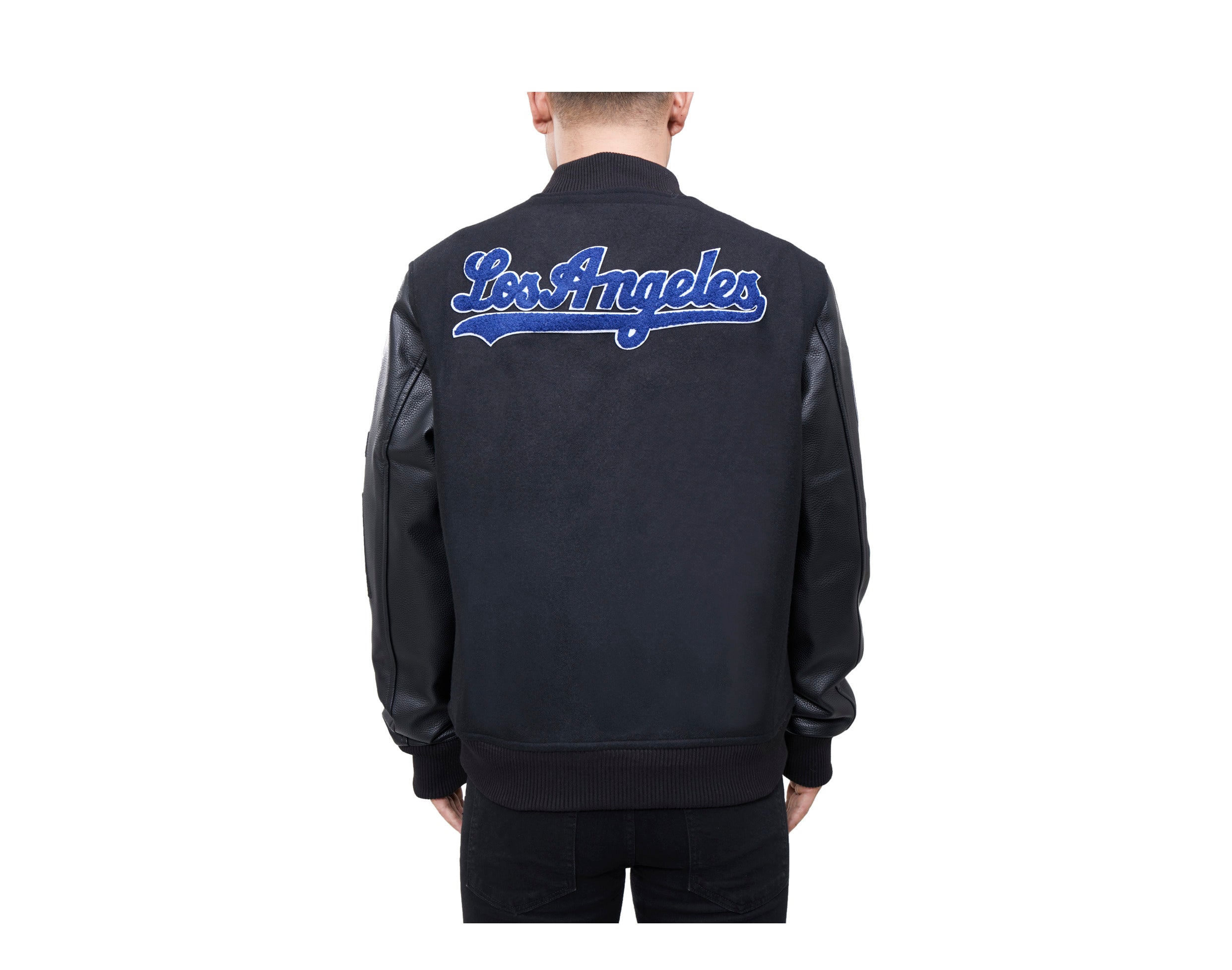 Pro Standard MLB Los Angeles Dodgers Logo Blended Varsity Men's Jacket