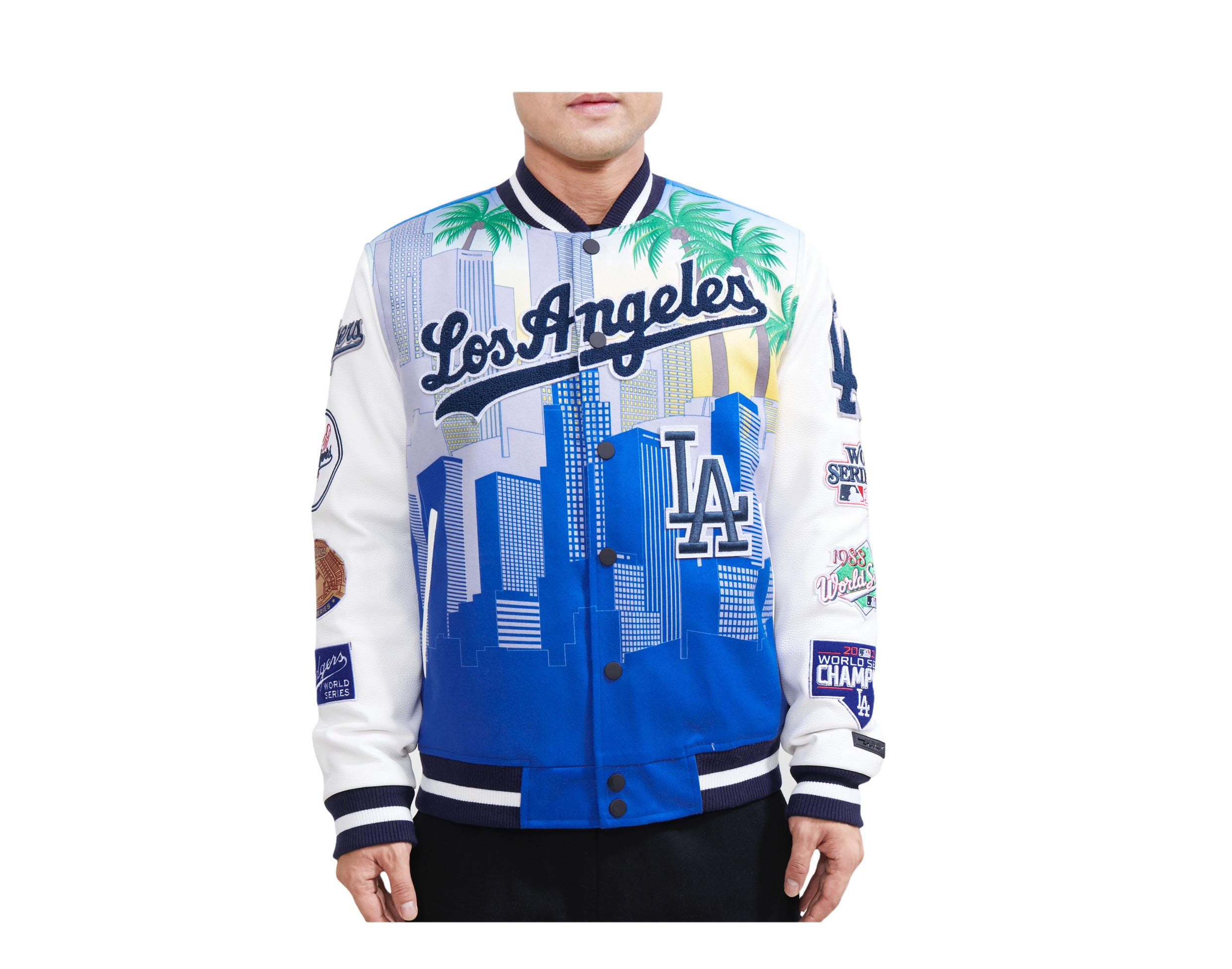 Pro Standard MLB Los Angeles Dodgers Remix Varsity Jacket