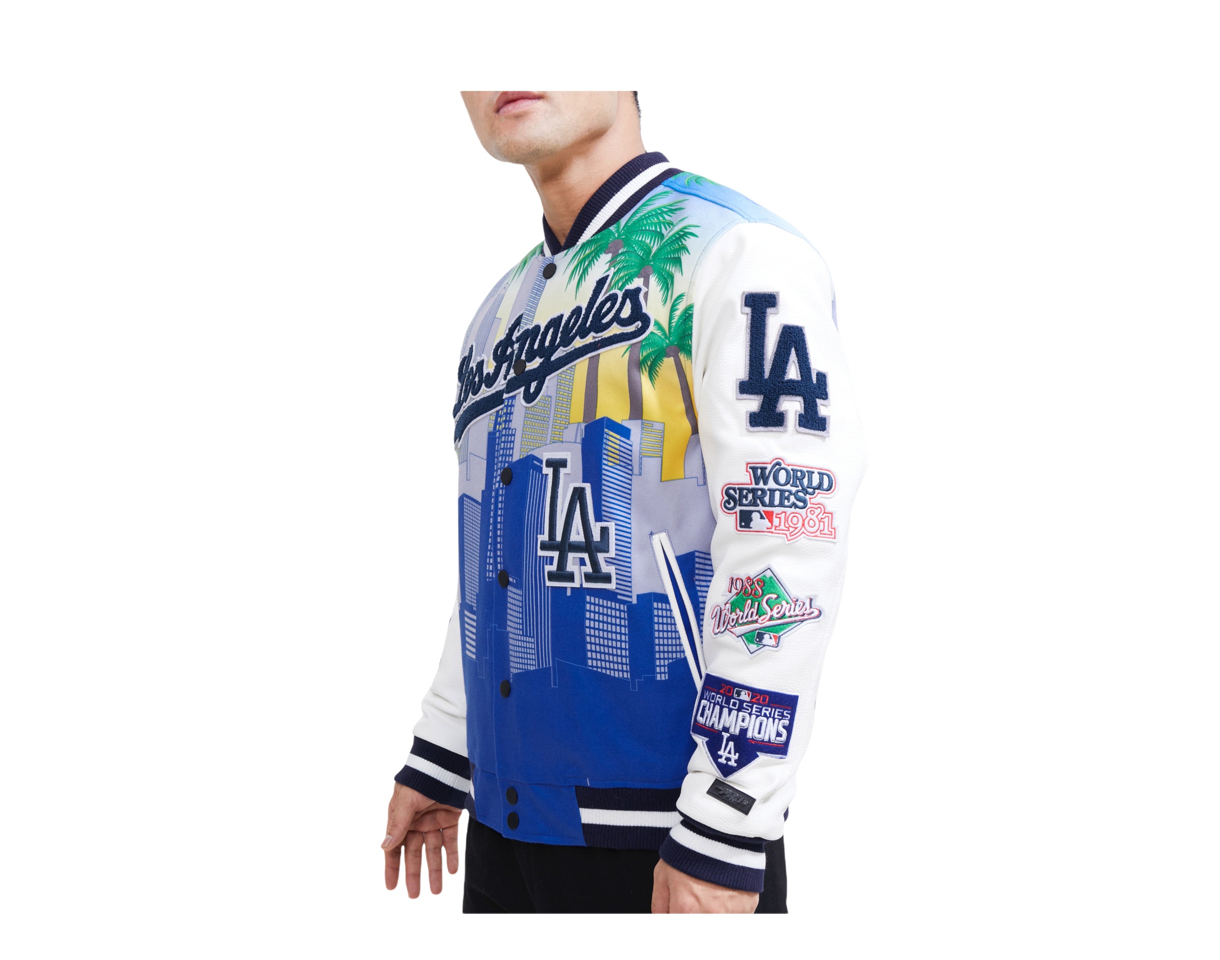 Pro Standard MLB Los Angeles Dodgers Remix Varsity Jacket