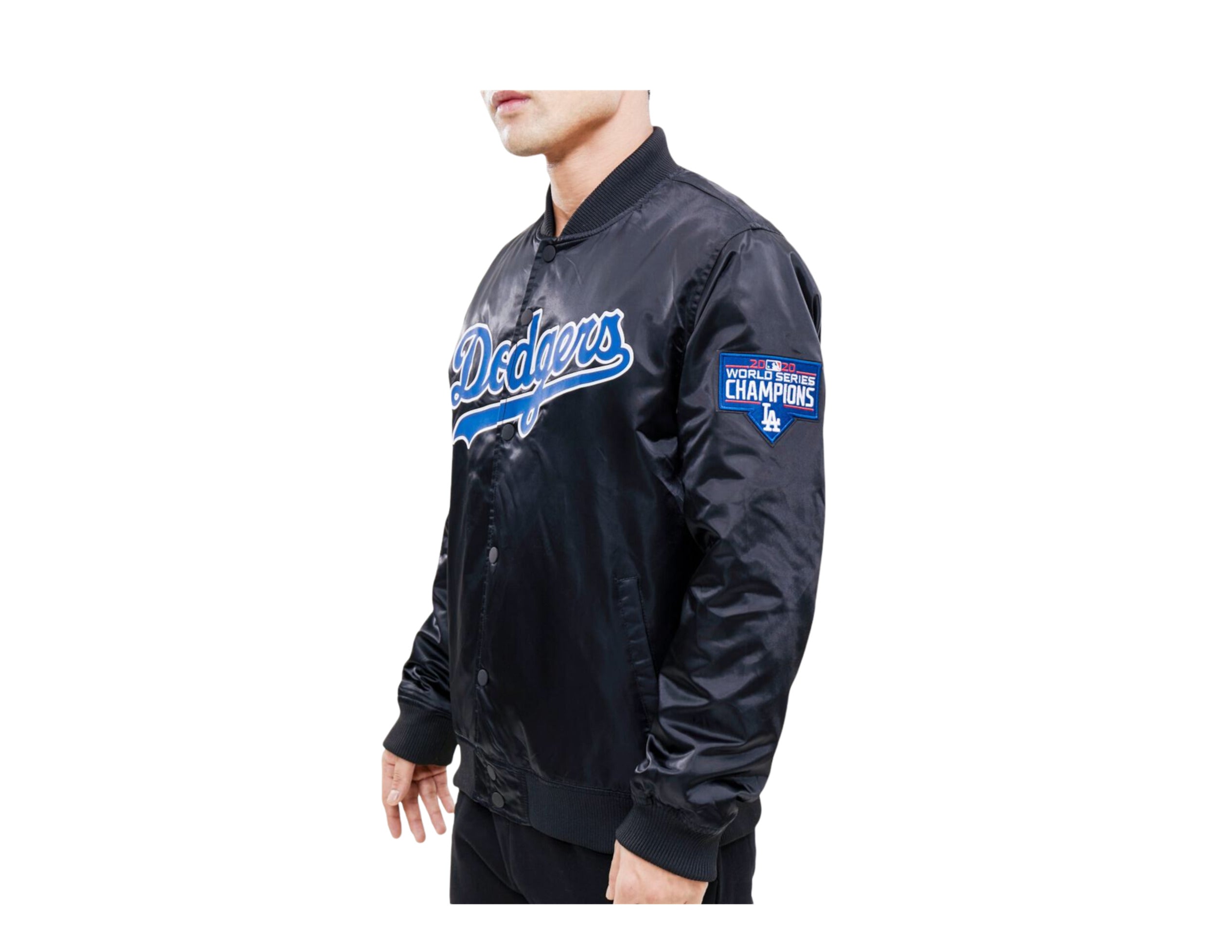 Los Angeles Dodgers World Series Logo Satin Jacket