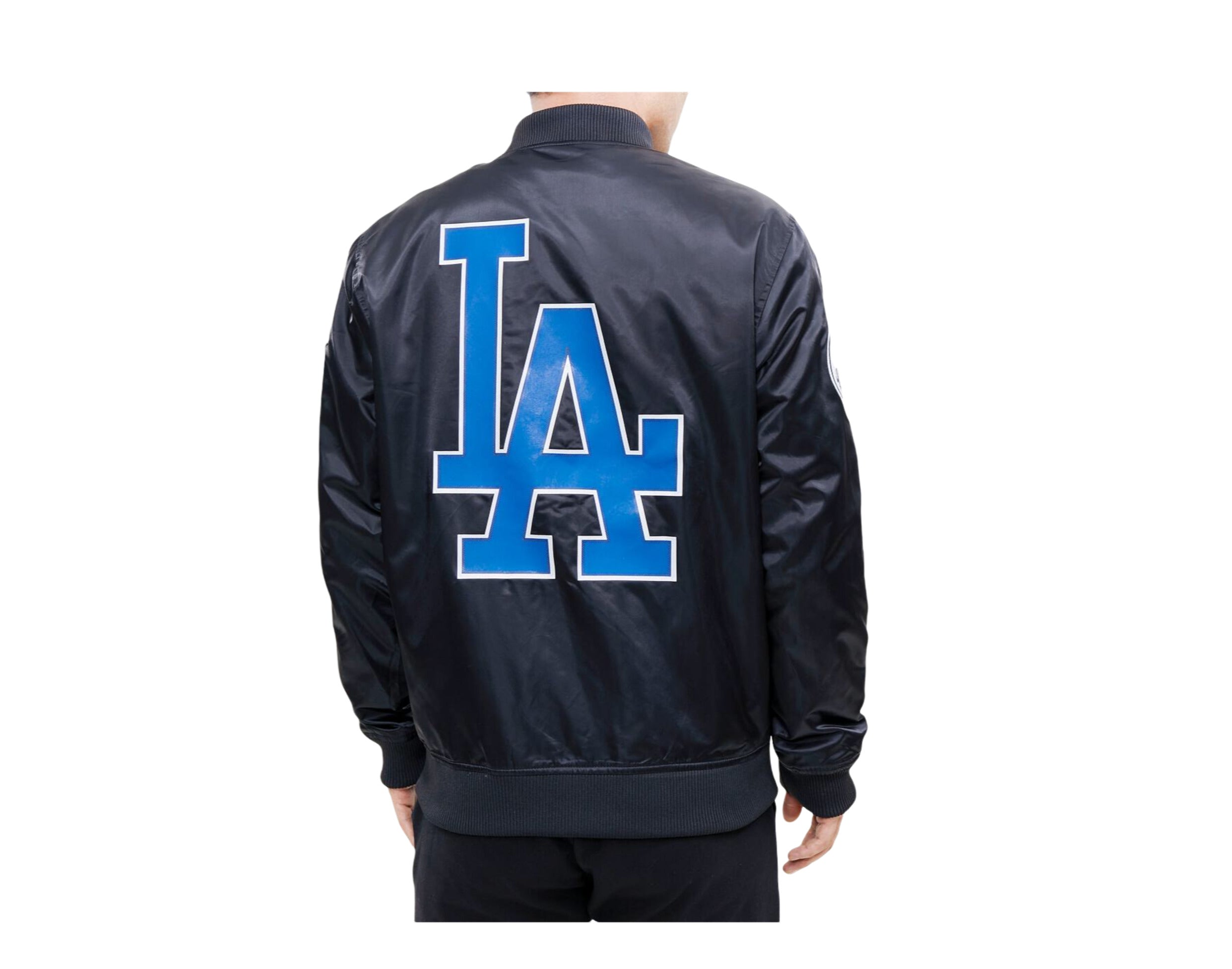 PRO STANDARD LOS ANGELES DODGERS BLENDED LOGO VARSITY JACKET ALL SIZES  BLACK NEW