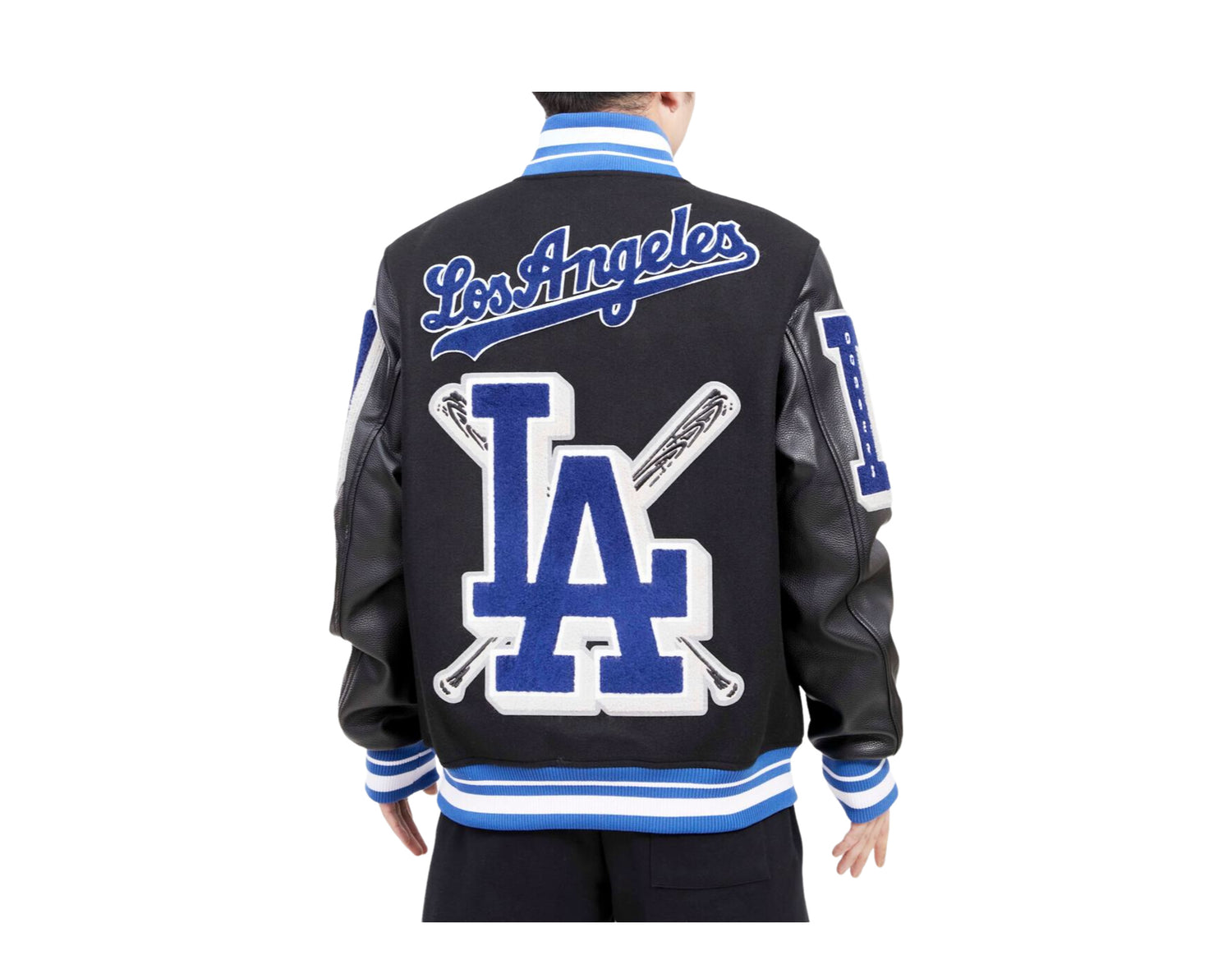 Pro Standard MLB Los Angeles Dodgers Mash Up Logo Varsity Men's Jacket