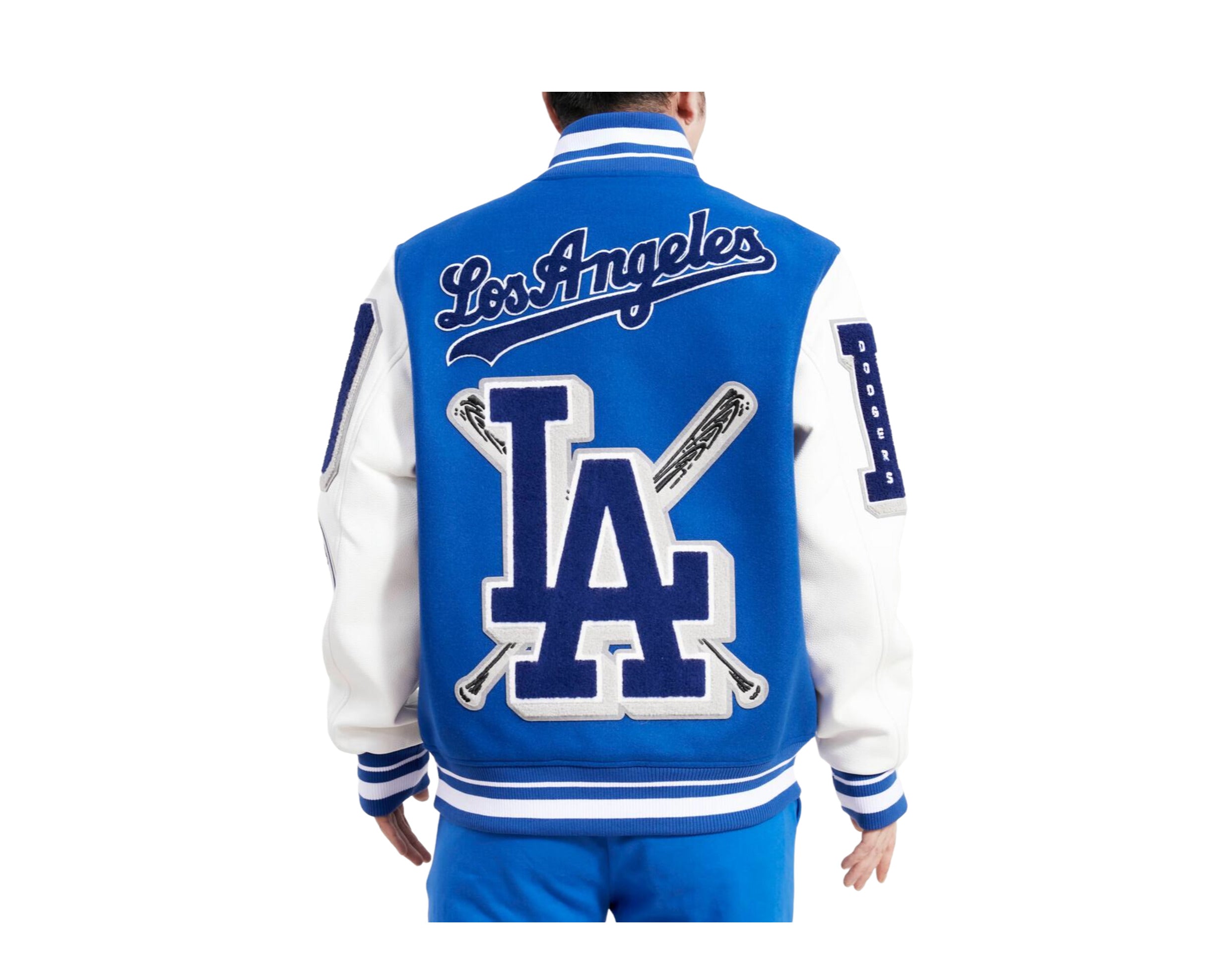 MLB Big Logo Lettering Denim Jacket LA Dodgers 31JPN5011-07U - ShopperBoard