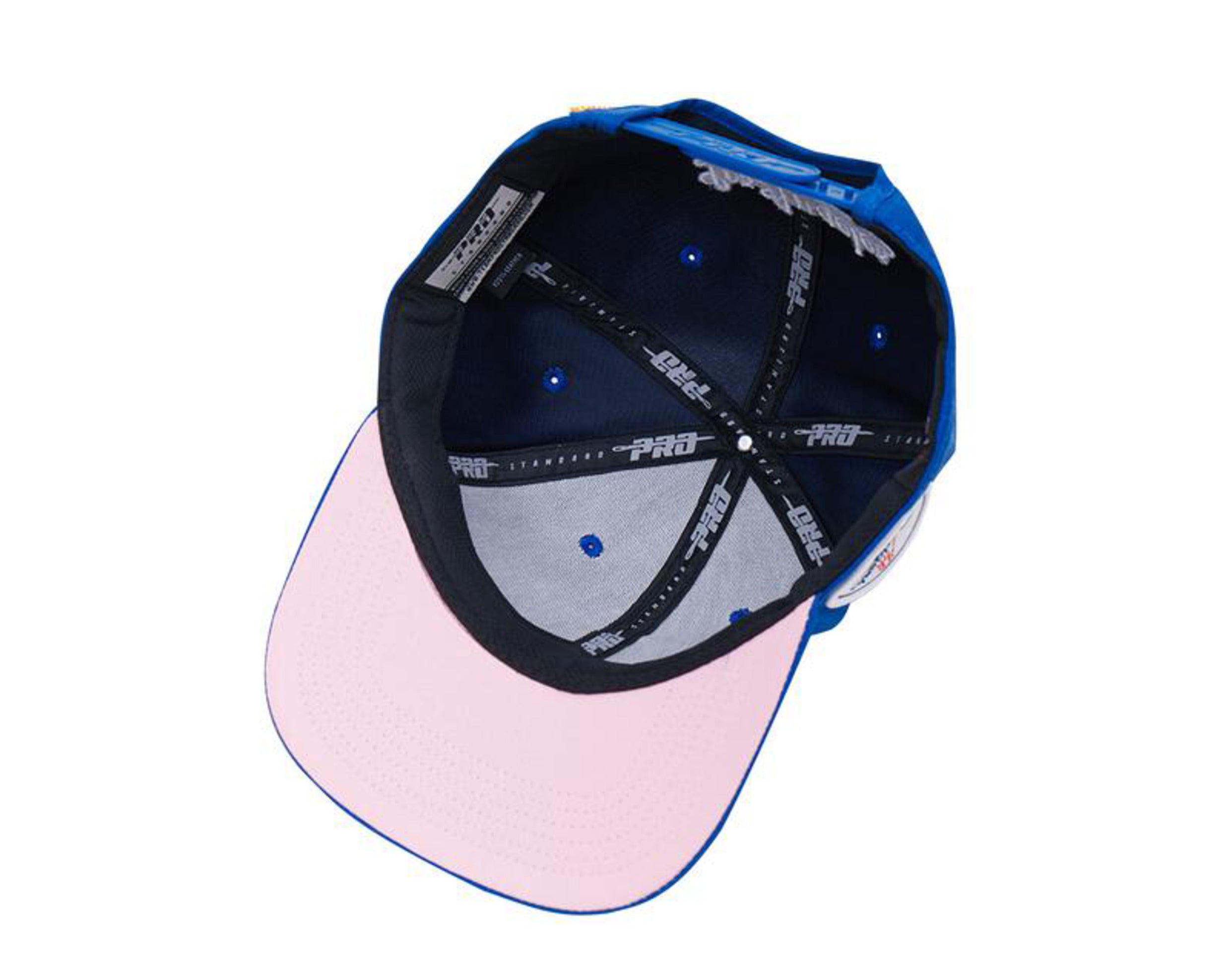 Pro Standard MLB Los Angeles Dodgers Team Logo Snapback Hat W/ Pink Undervisor