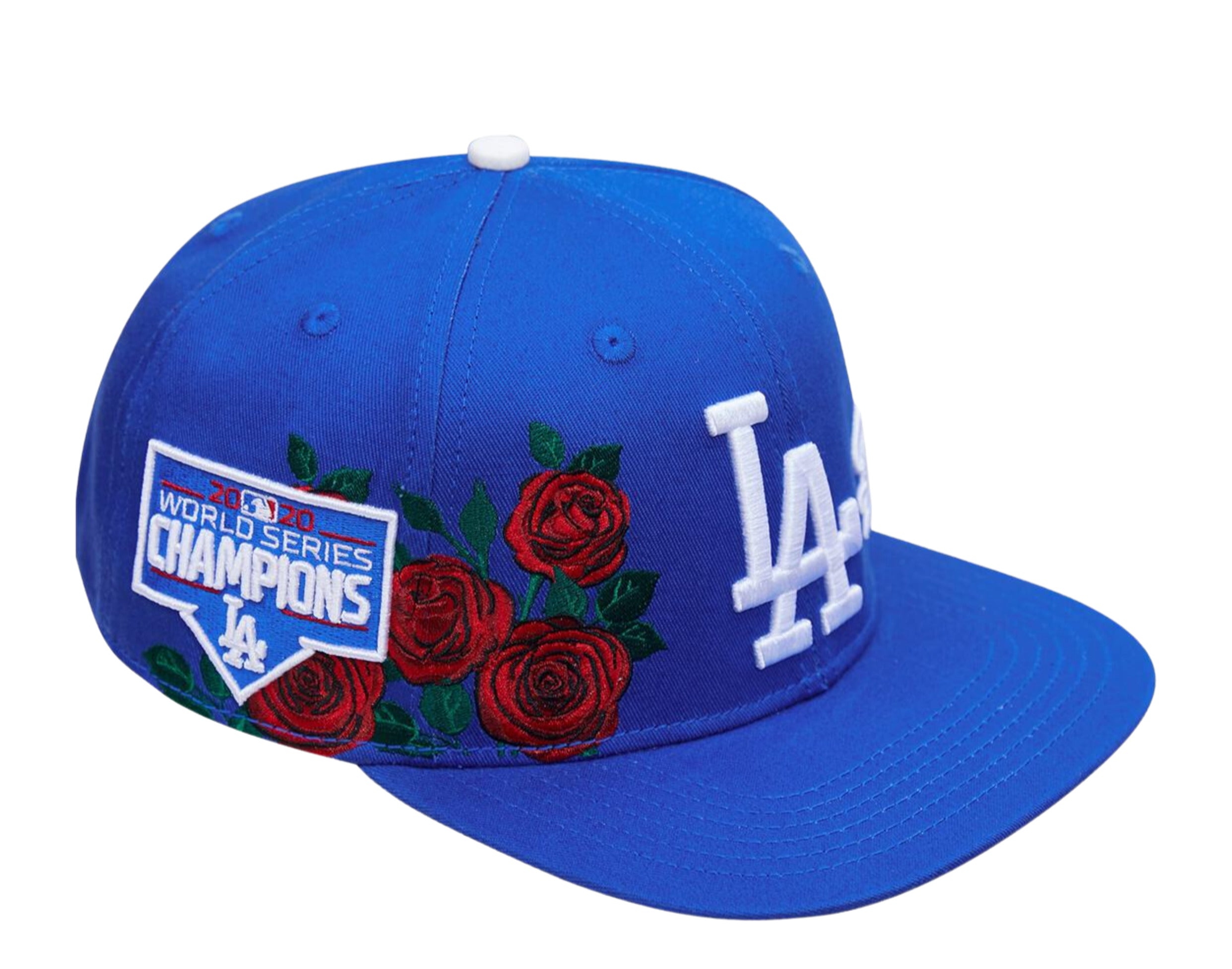 Pro Standard MLB Los Angeles Dodgers 2020 WS Roses Snapback Hat w/ Pink Undervisor