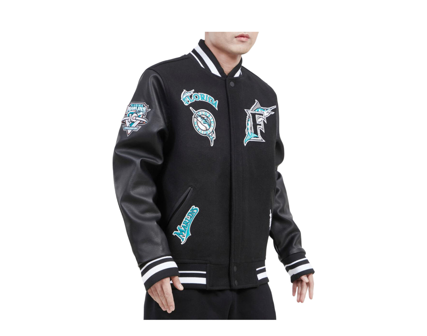 FLORIDA MARLINS RETRO CLASSIC RIB SATIN JACKET (EGGSHELL/BLACK) – Pro  Standard