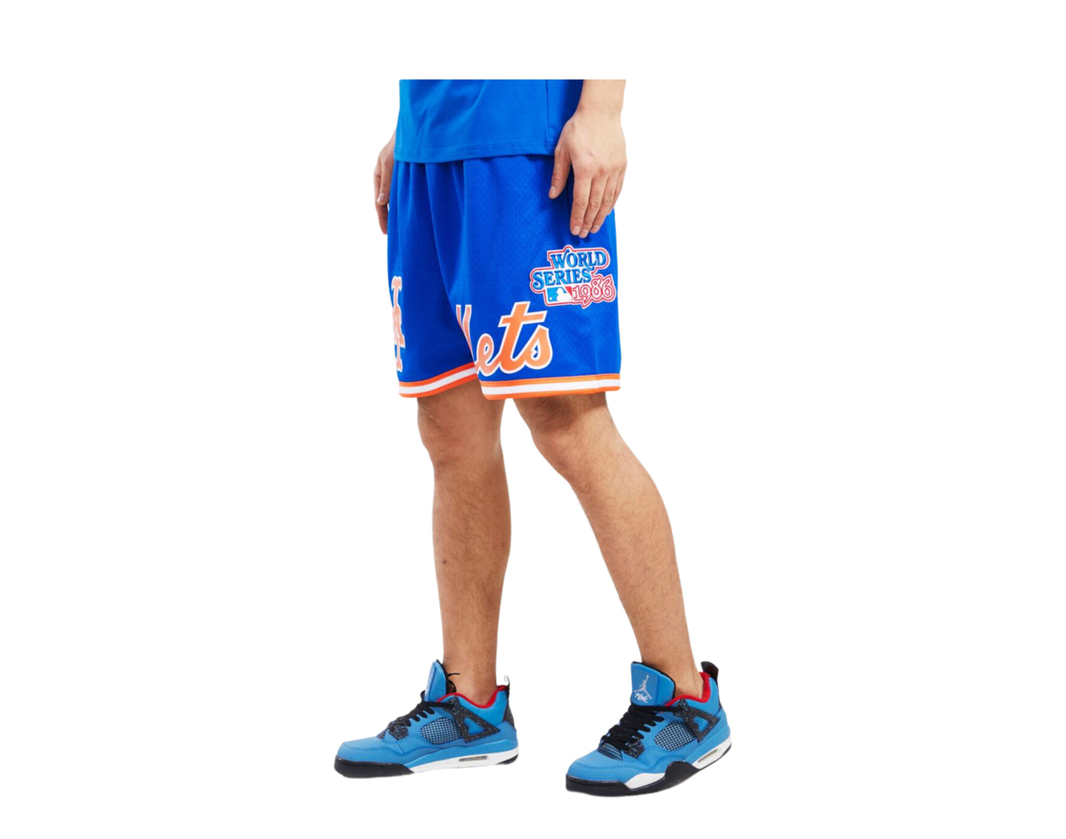 Pro Standard MLB New York Mets Logo Mesh Shorts