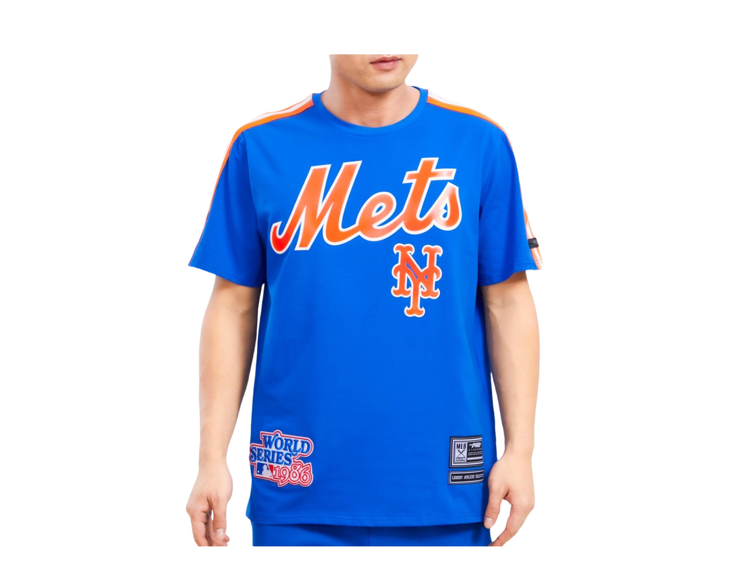 Pro Standard MLB New York Mets Logo Pro Team Taping Shirt