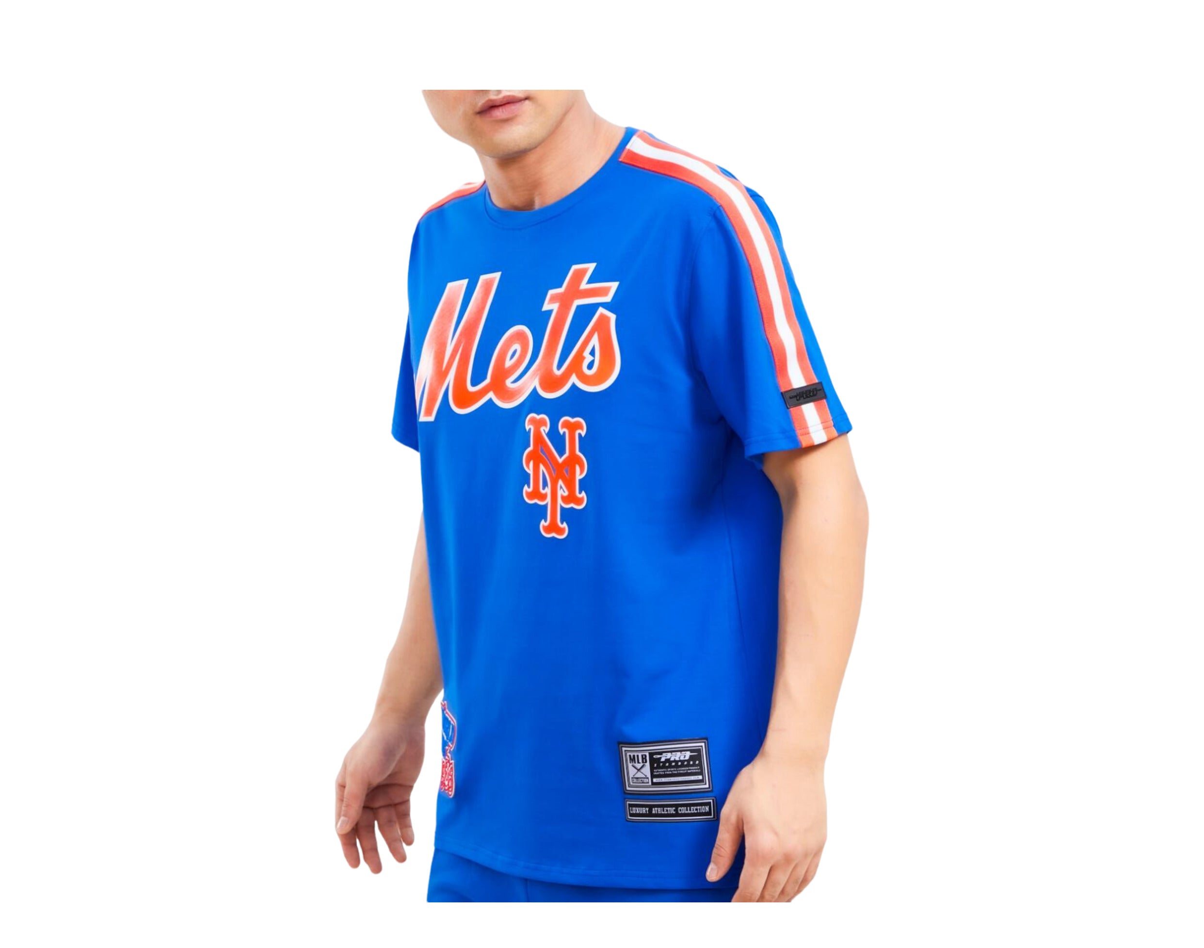 Pro Standard MLB New York Mets Logo Pro Team Taping Shirt