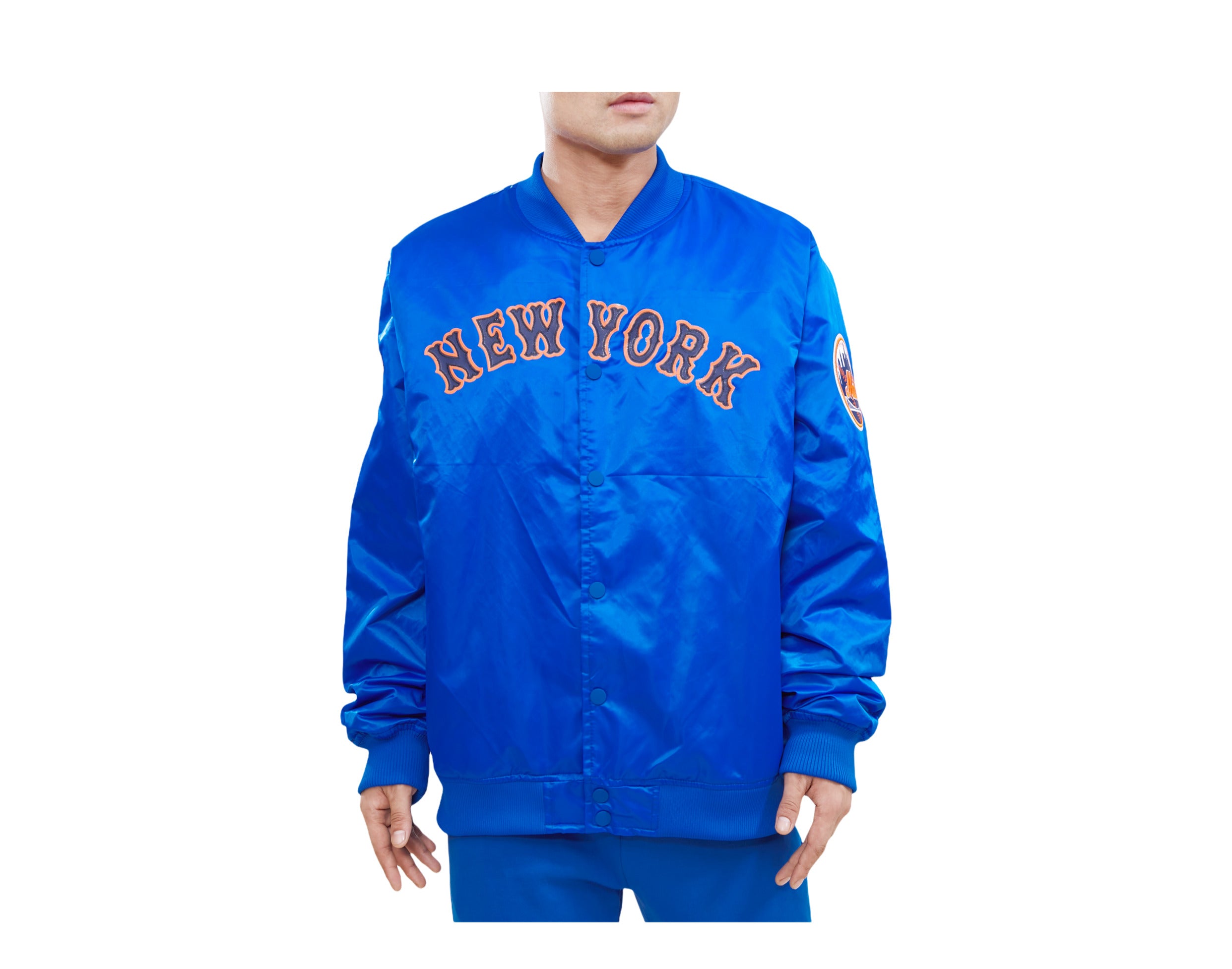 Pro Standard MLB New York Mets Big Logo WS Satin Jacket